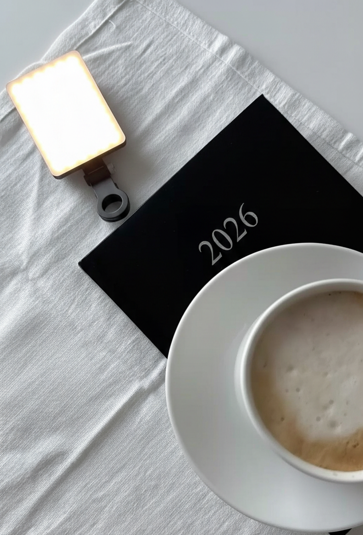 A sequence of images showing a teabag being dipped into a white ceramic cup, creating ripples in the liquid.