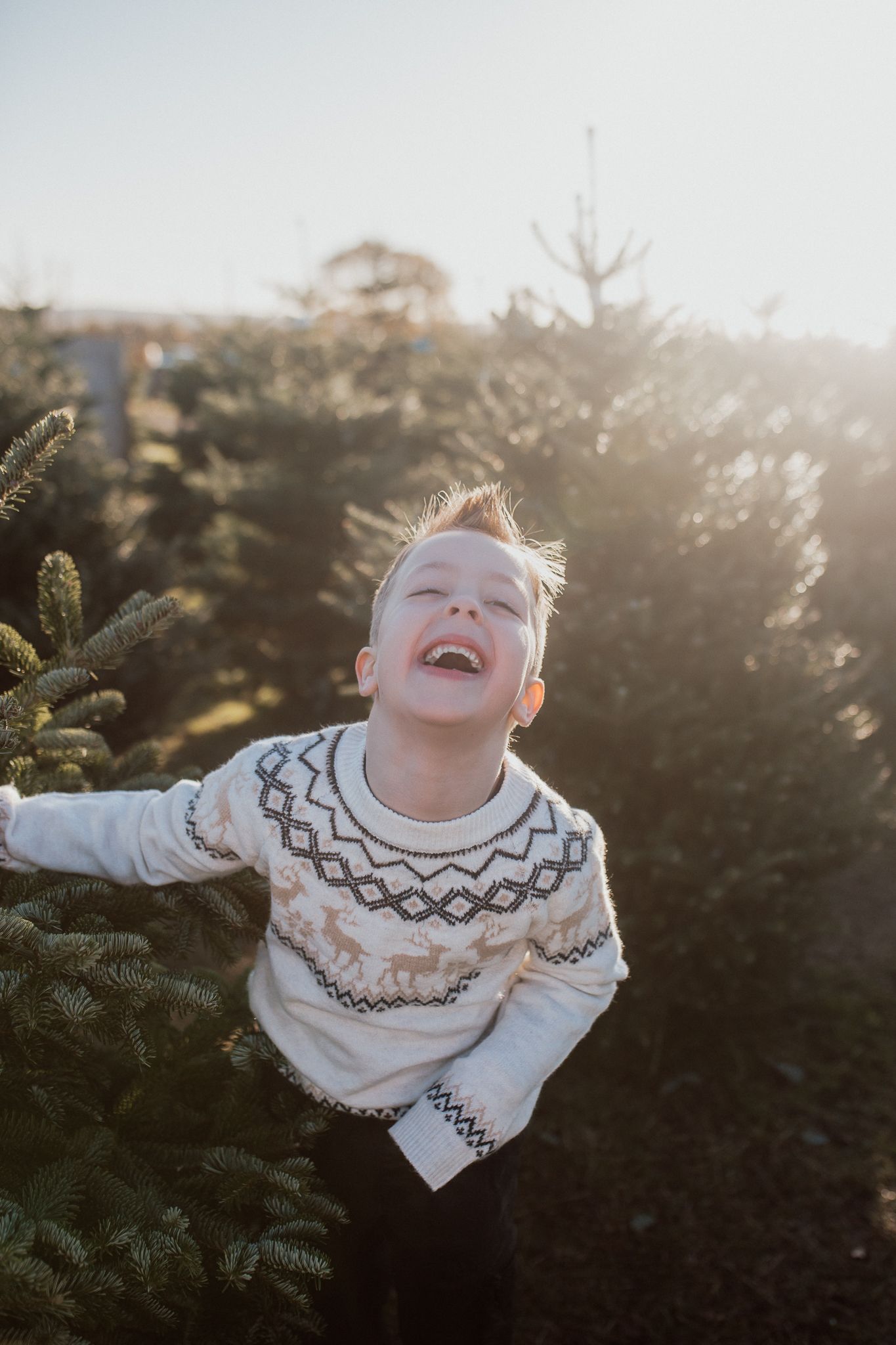 Kid laughing