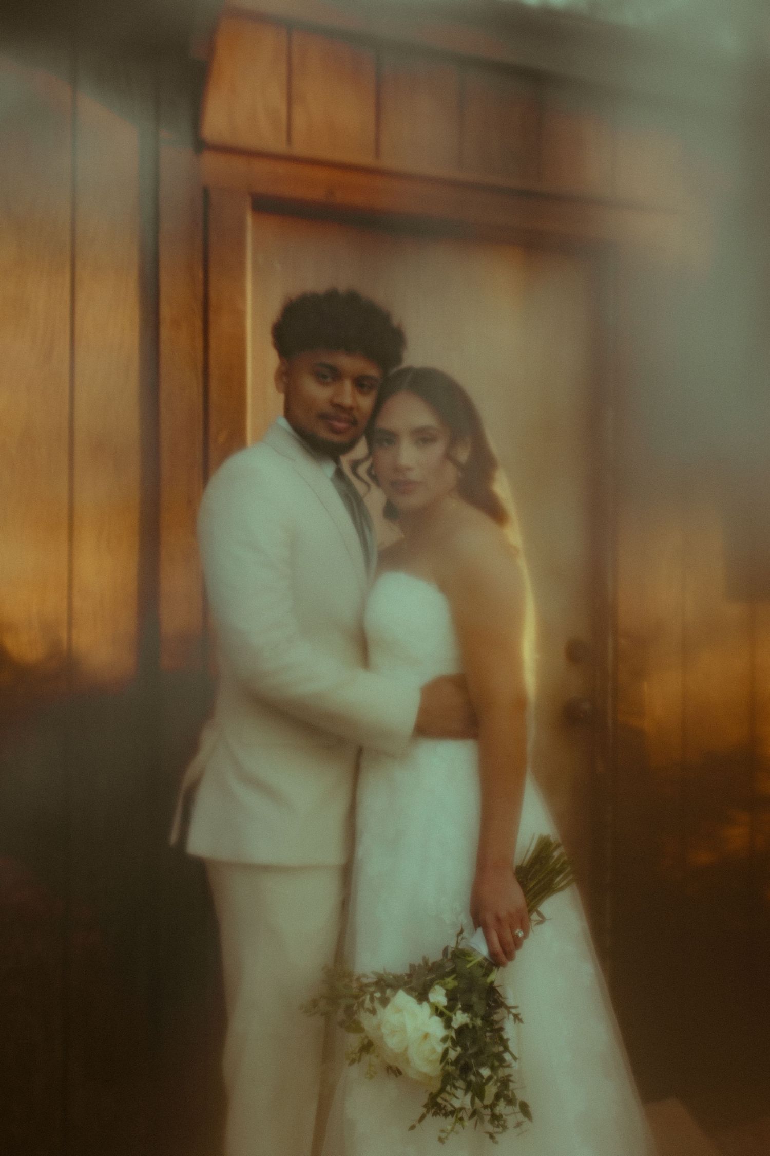 Arizona Creative Moody Poetic Colorful wedding day portraits