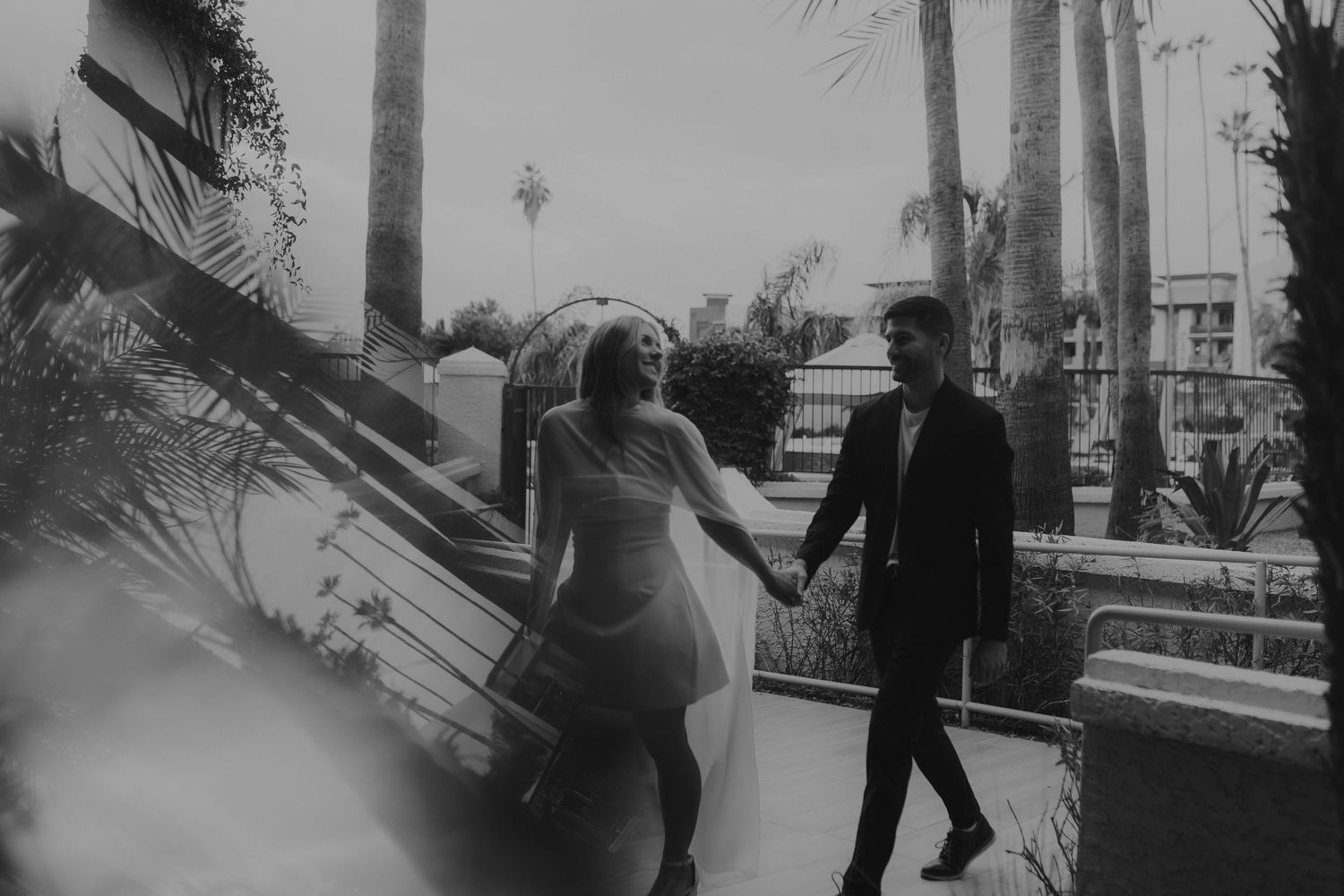 Arizona Creative black and white wedding photography