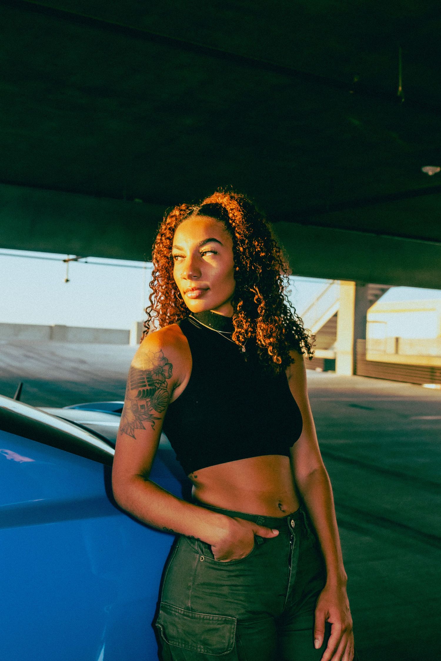 Arizona Creative Moody Poetic Colorful portraits for models on location