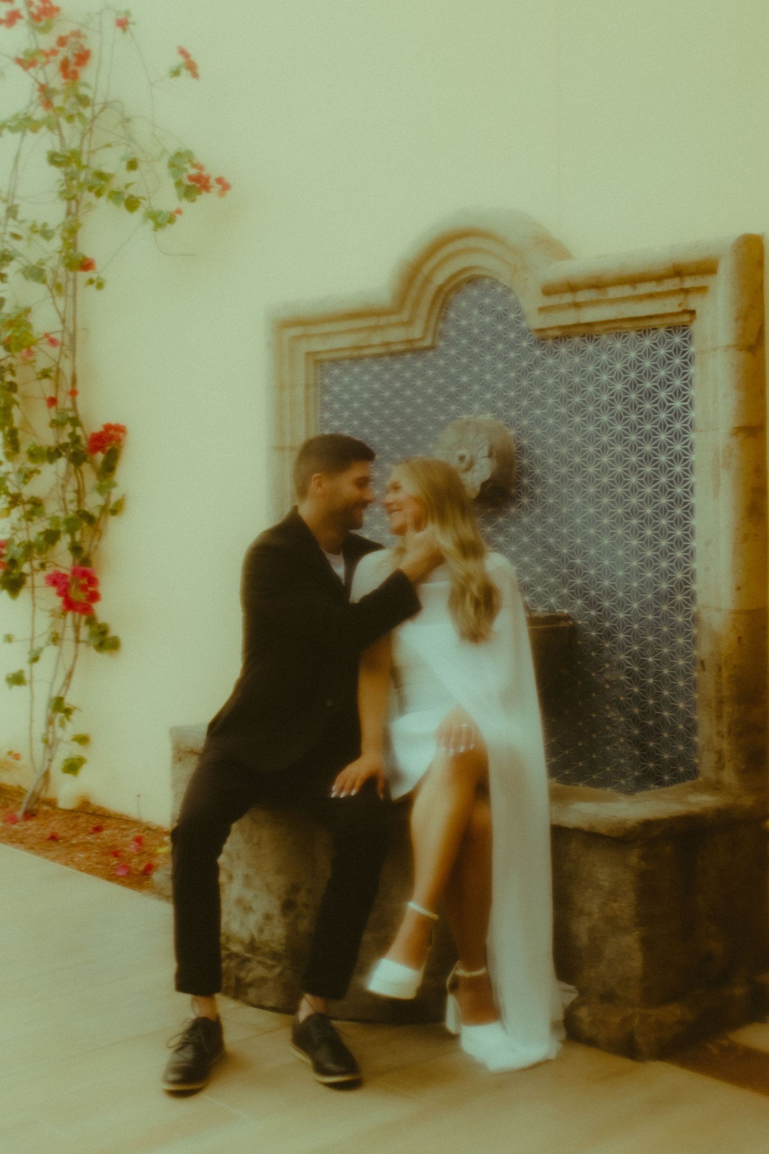 Arizona Moody Poetic Colorful engagement photography in downtown Chandler