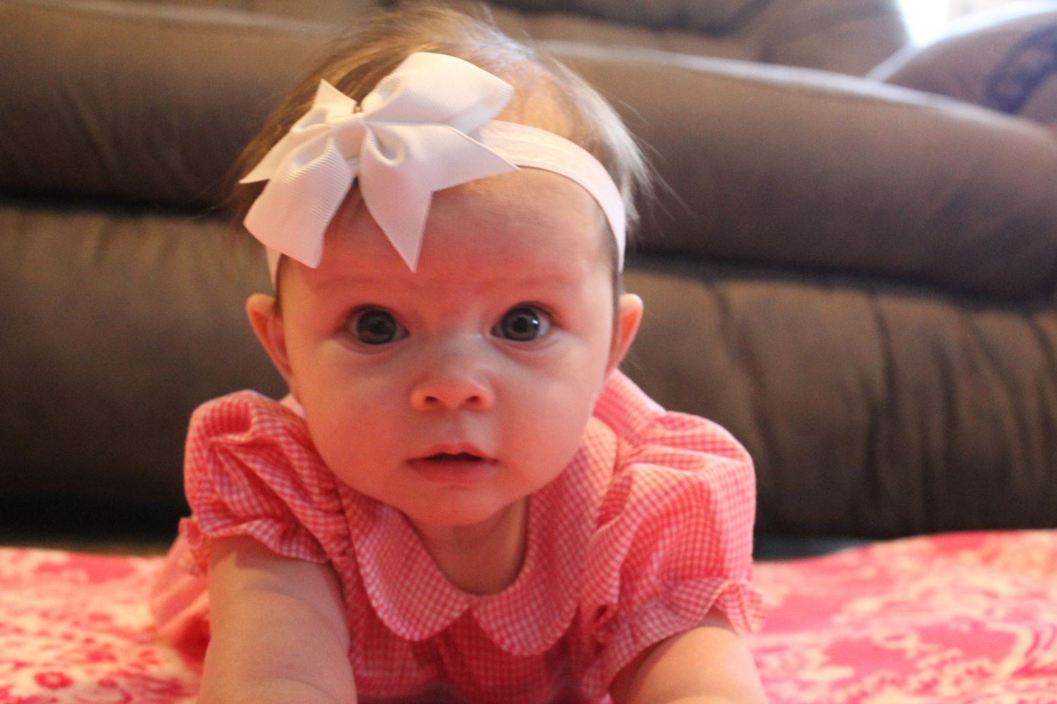 This is my daughters 4th month picture.