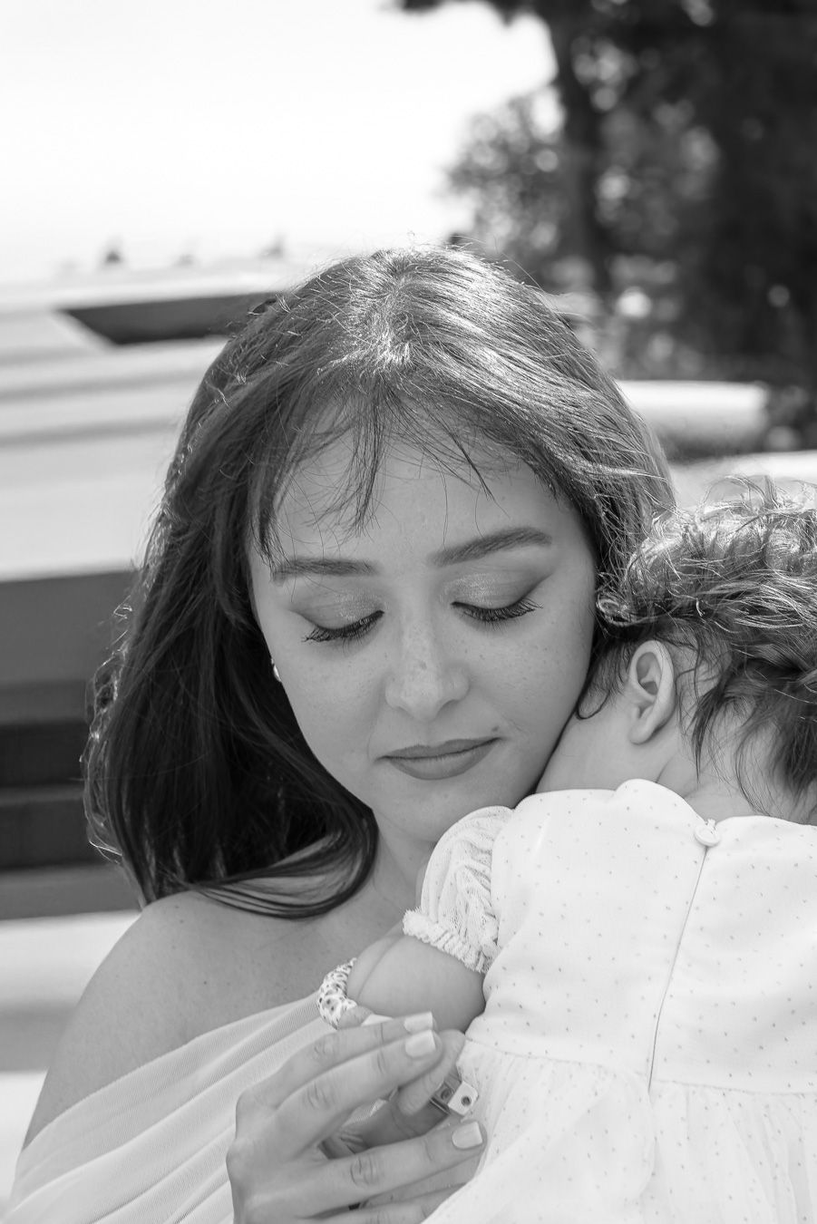 Portrait famille naturel extérieur Monaco