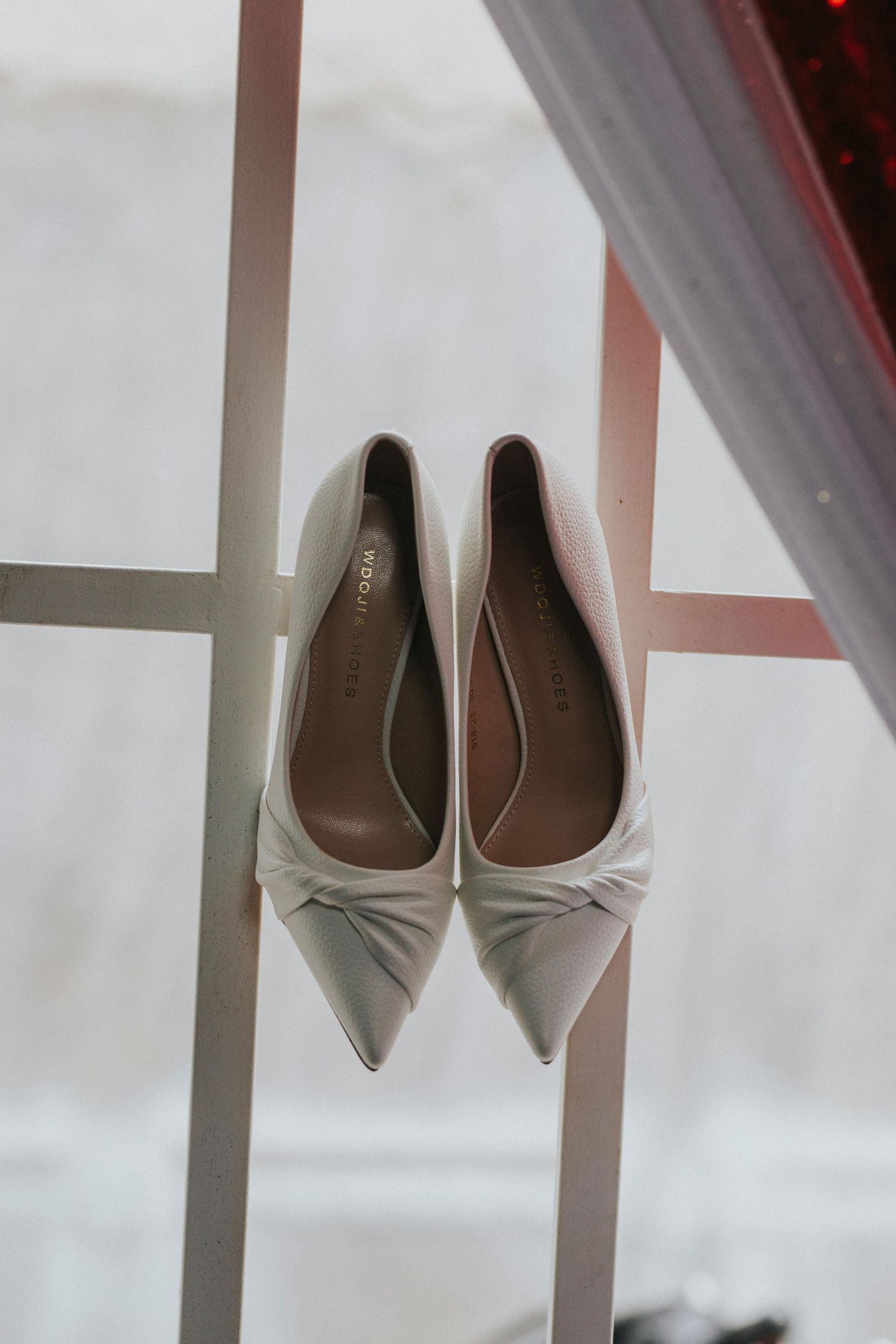 Photography of wedding accessories of bride for special day event