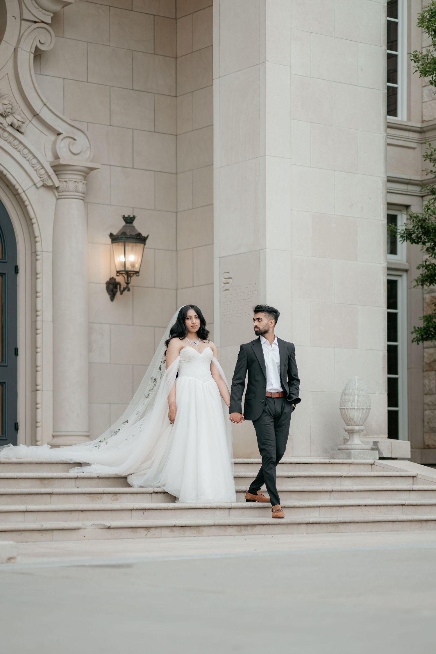 Bride and groom at The Olana