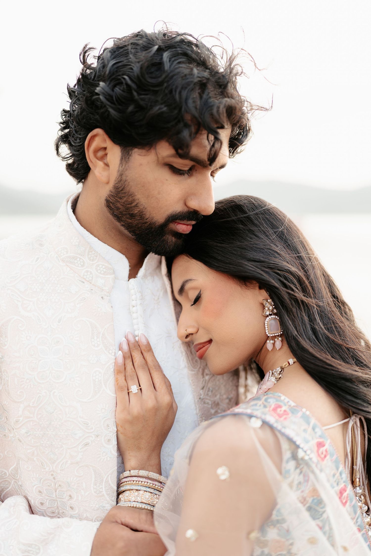 Jaipur engagement shoot at Jal Mahal