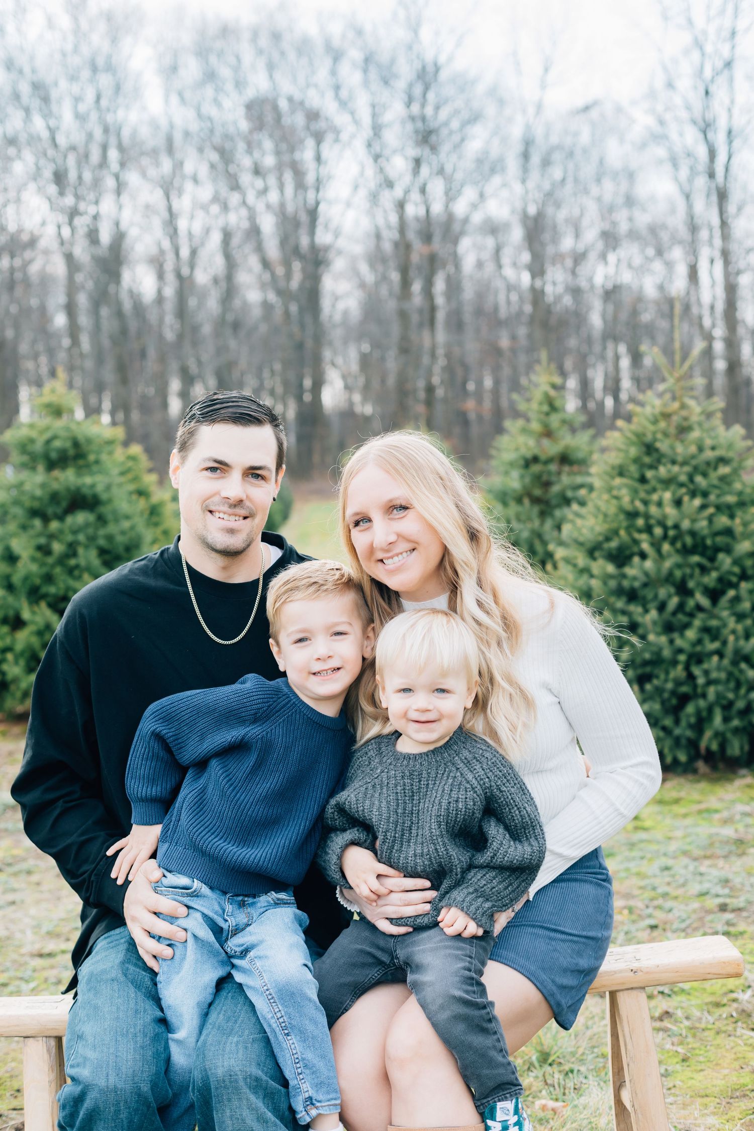 Christmas Tree Farm Family Photos