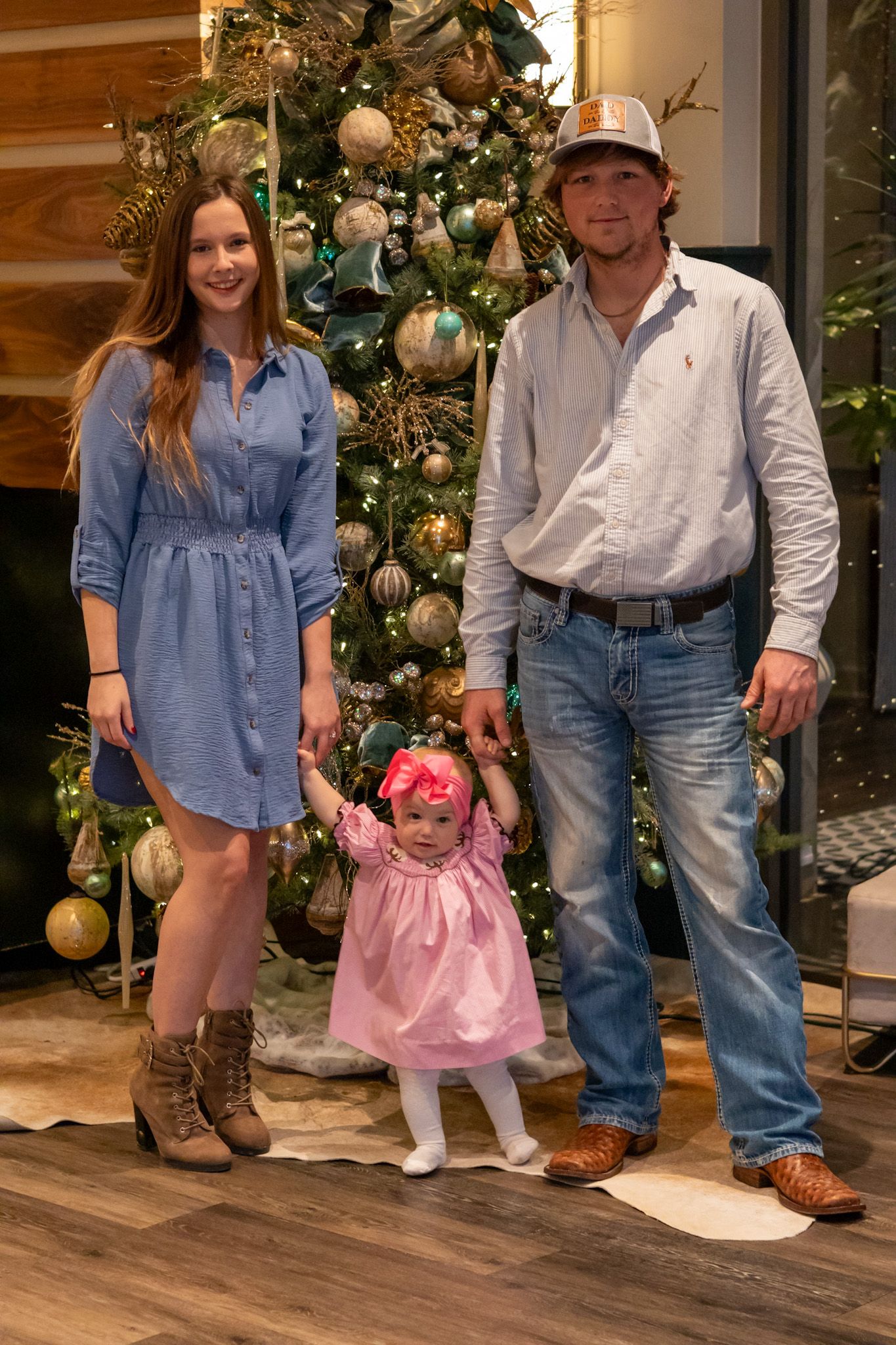 Christmas at home session Family photographer photography Cleveland Mississippi