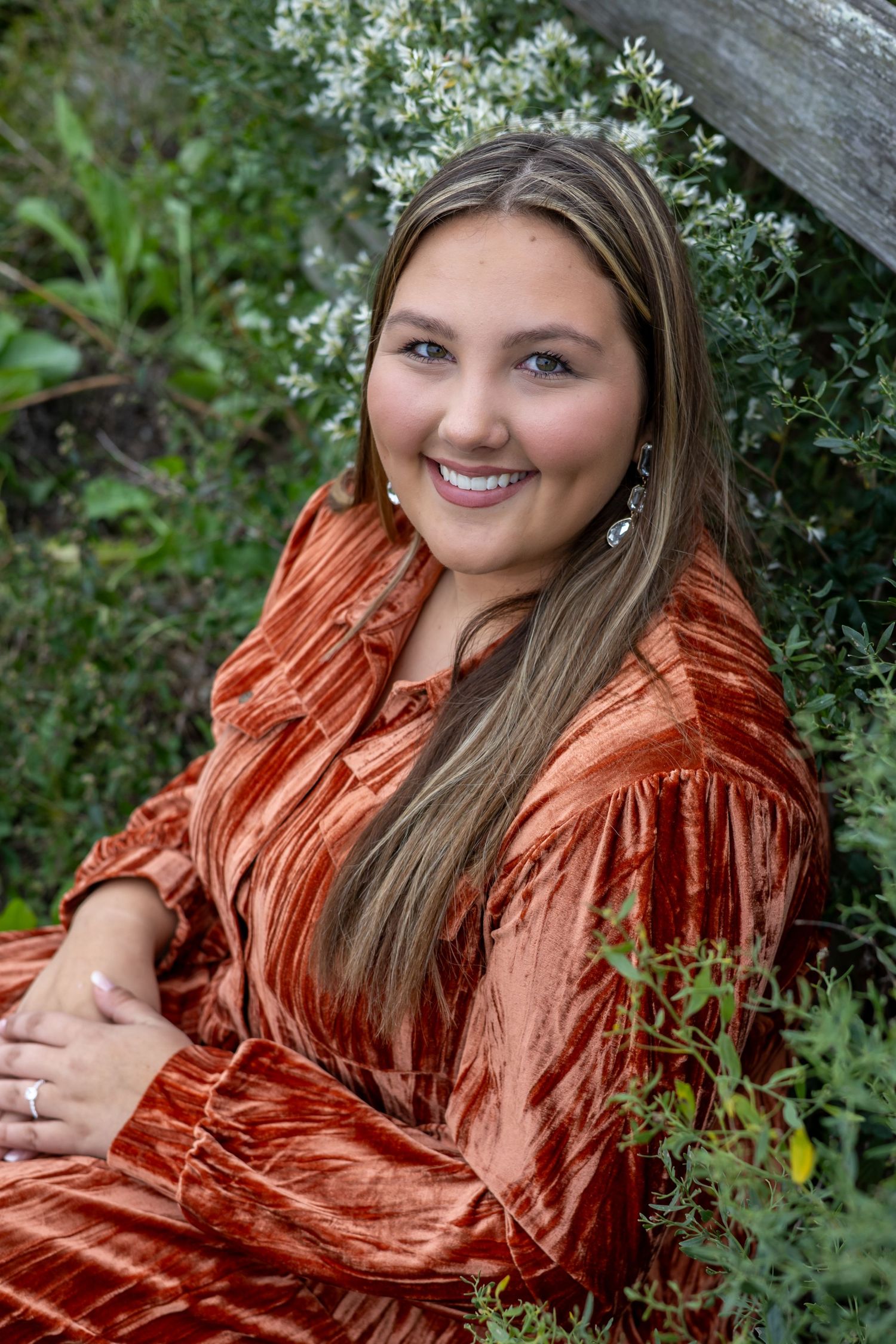 High School senior girl portrait in Cleveland Mississippi Golden Hour photography