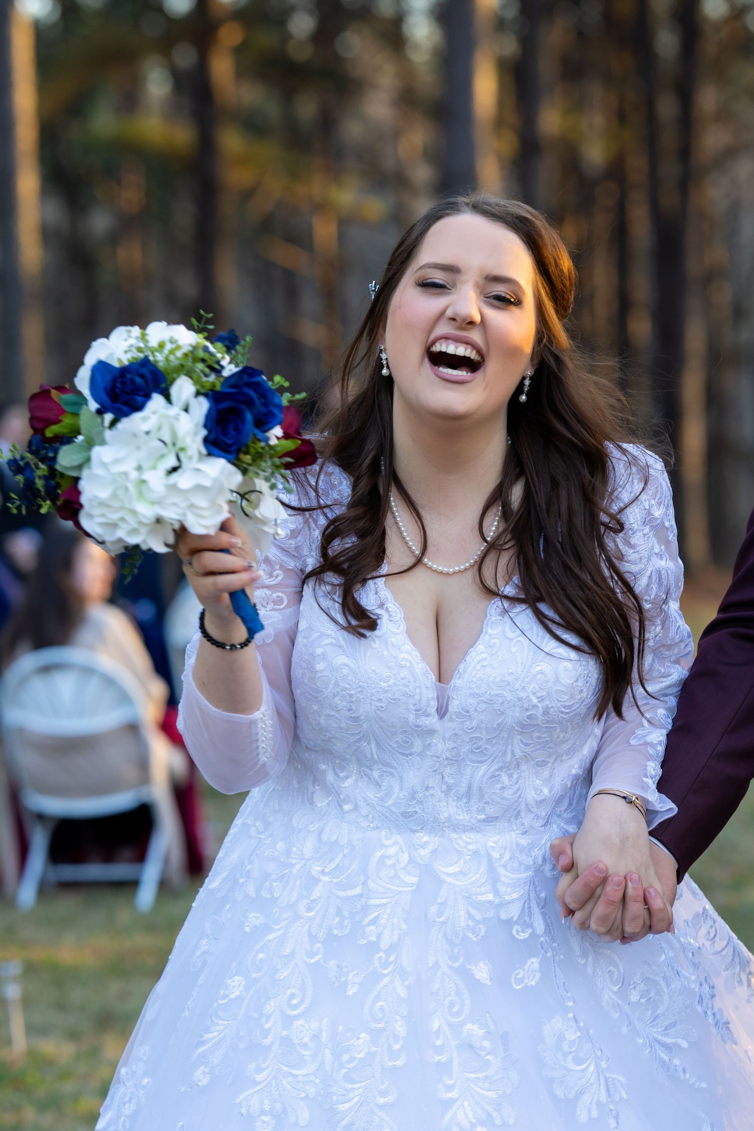 Wedding Bride after saying I do Cleveland, Mississippi photography