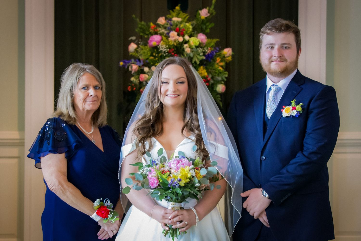 Wedding photographer in North Mississippi Bride Groom Grandmother Photography true to color style