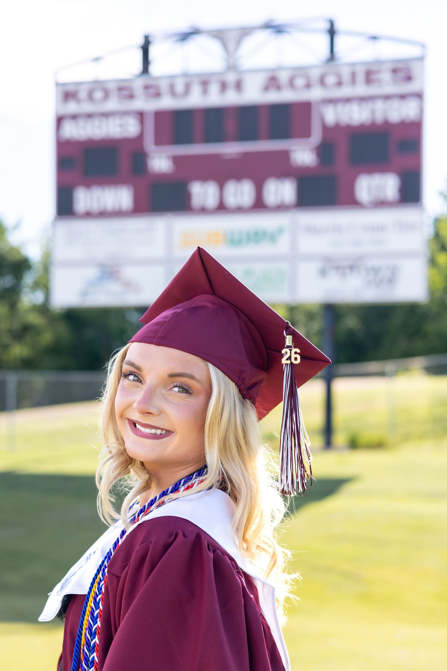 High School Senior portrait photography Cleveland Mississippi Class of 2027 Senior Rep Program Cap & Gown Cheer Dance Session Photographer