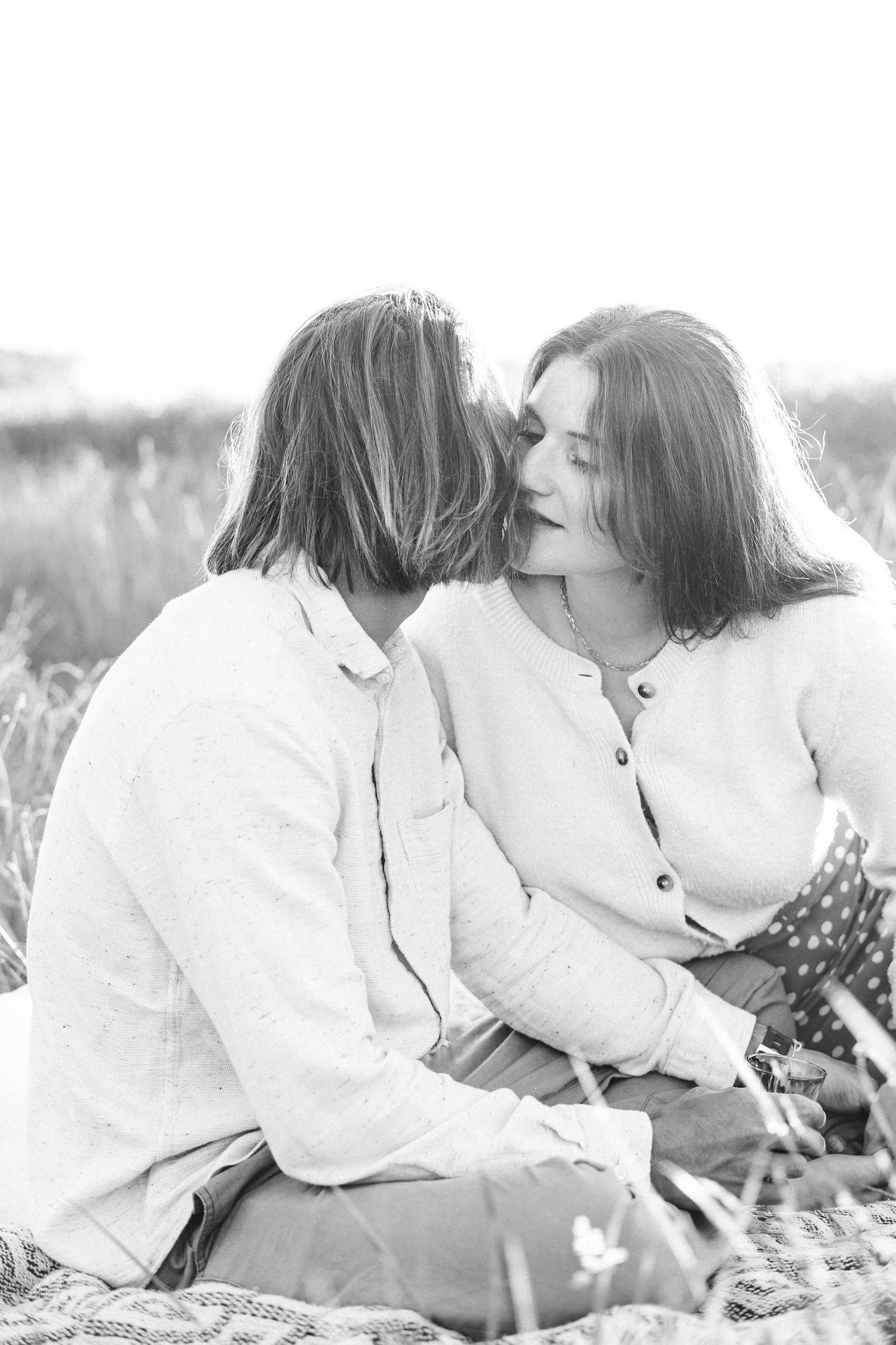Photo couple picnic