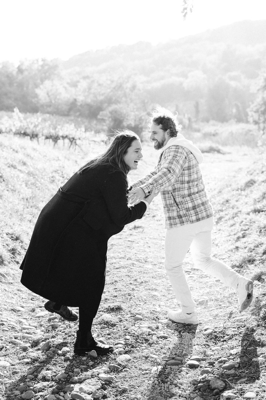 Photo couple automnale