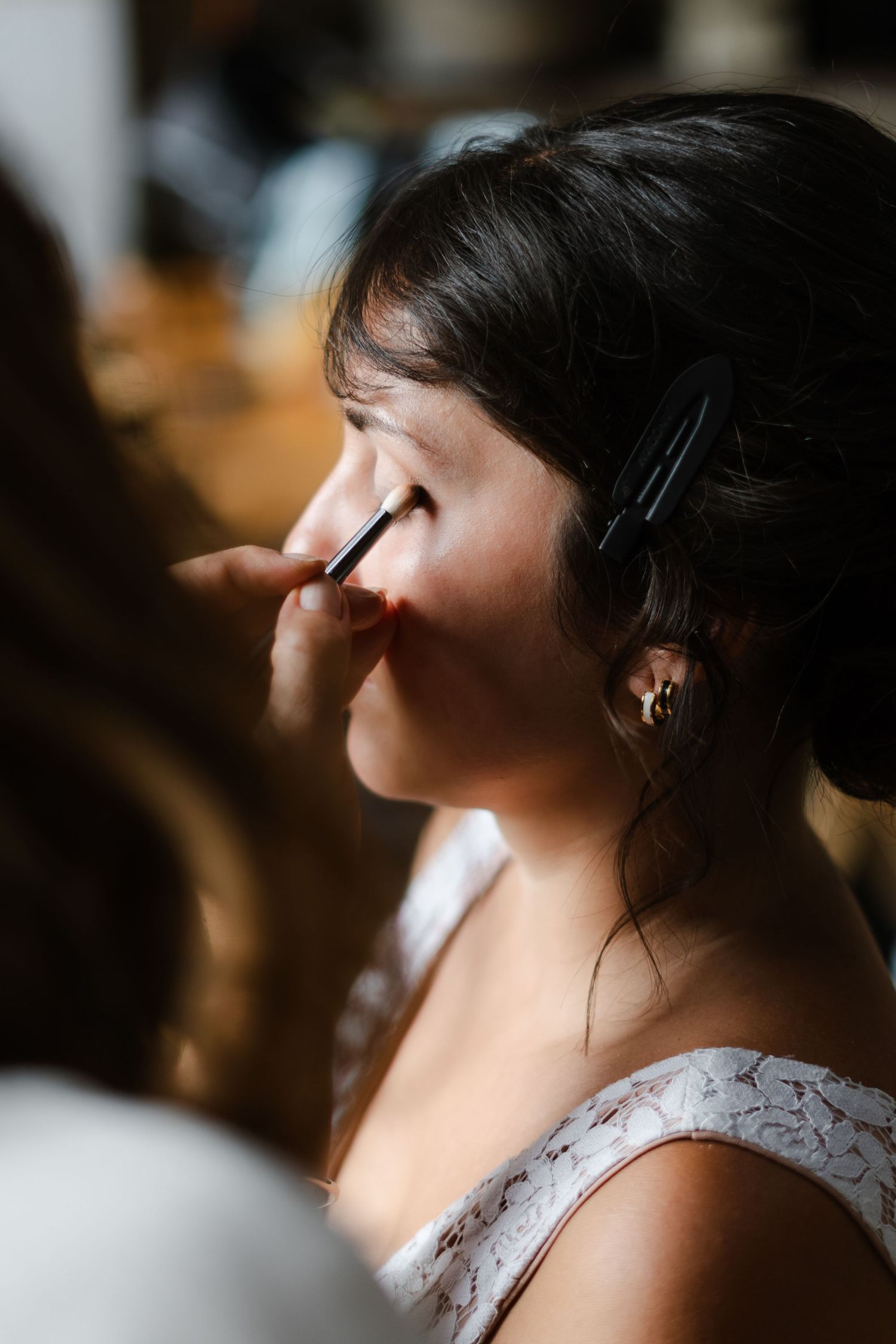 Photo du mariage de Allison et Jeremy détails des préparatifs MakeUp