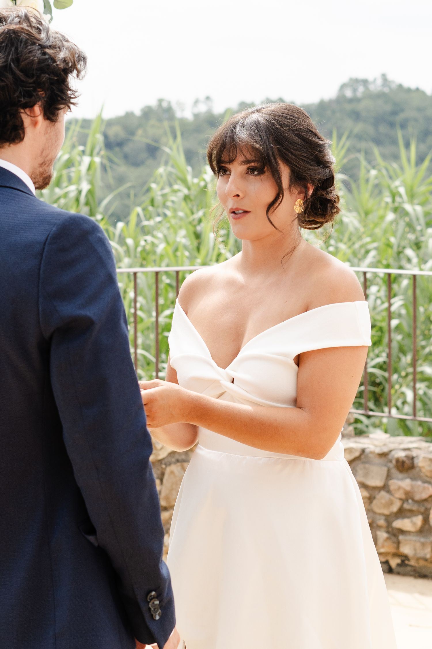 Photo du mariage de Allison et Jeremy photo du couple pendant la cérémonie