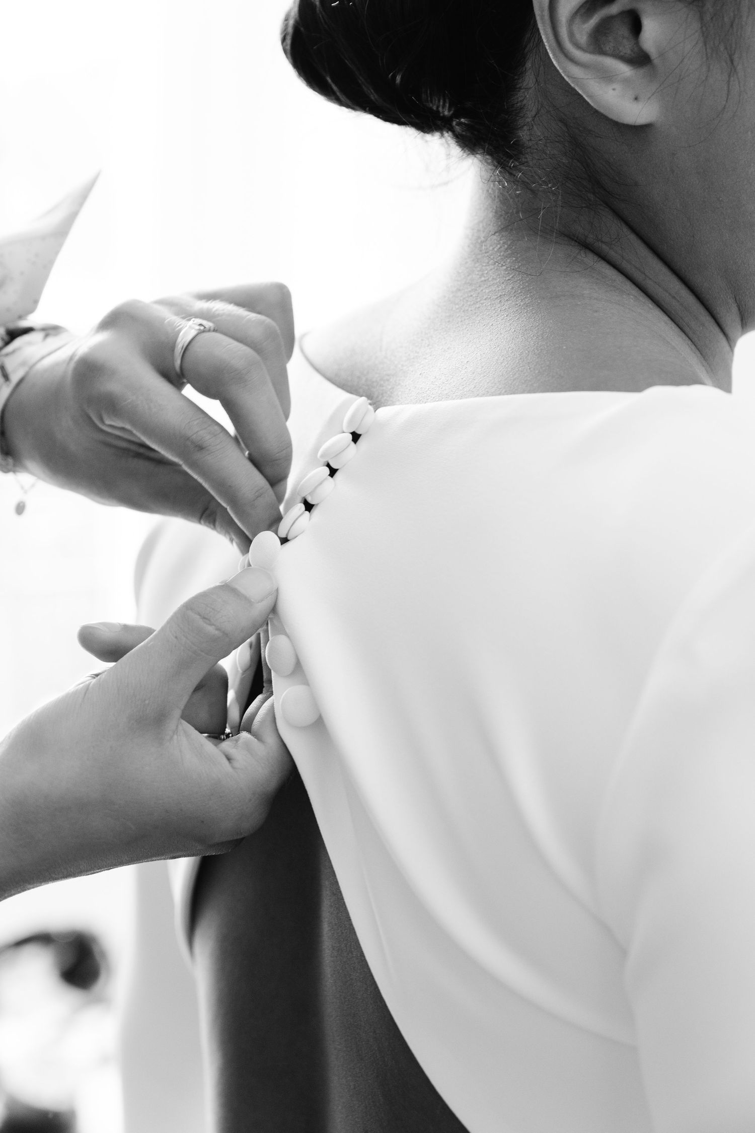Photo du mariage de Monica et Benoit préparatifs de la mariée