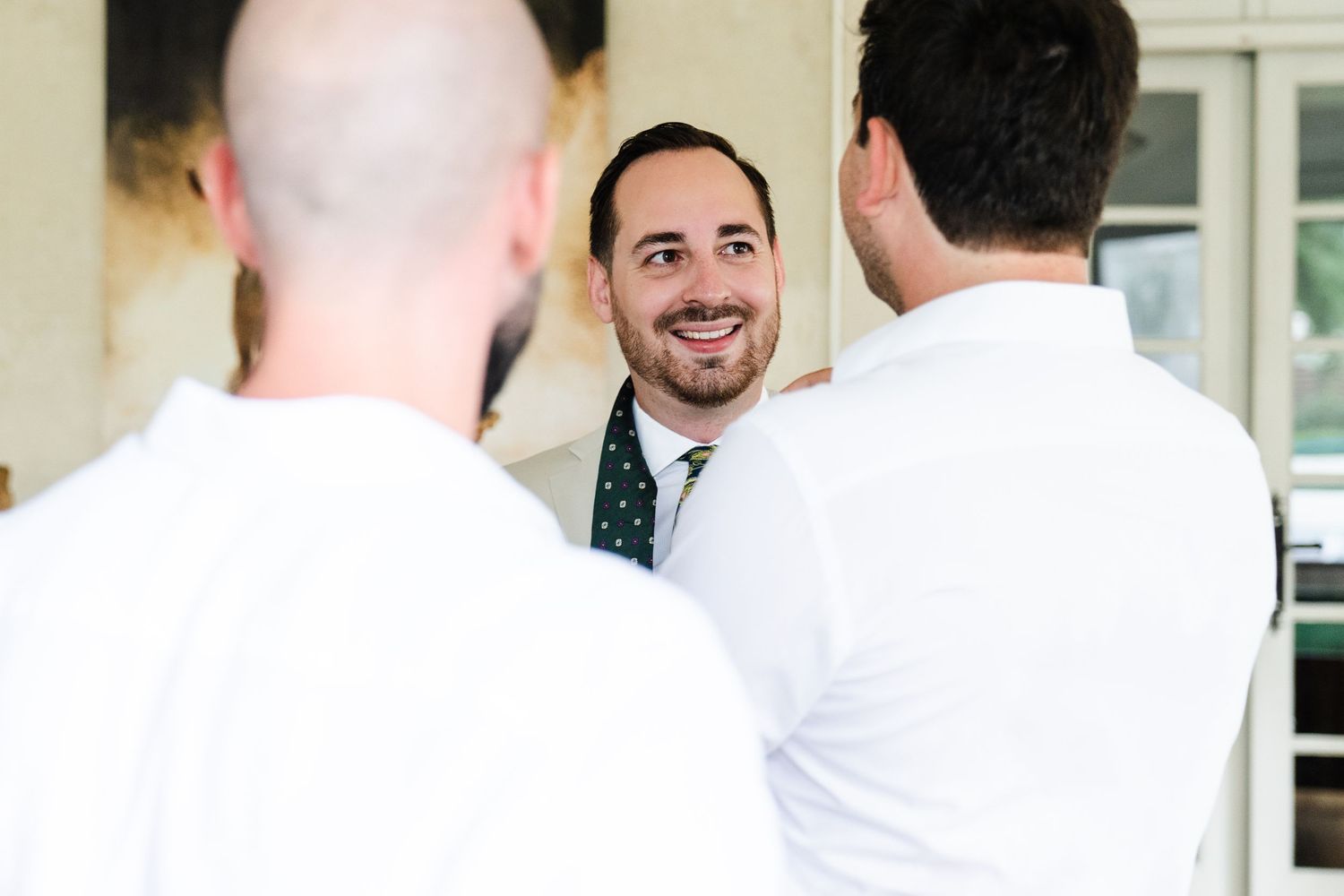 Photo du mariage de Monica et Benoit préparatifs du marié