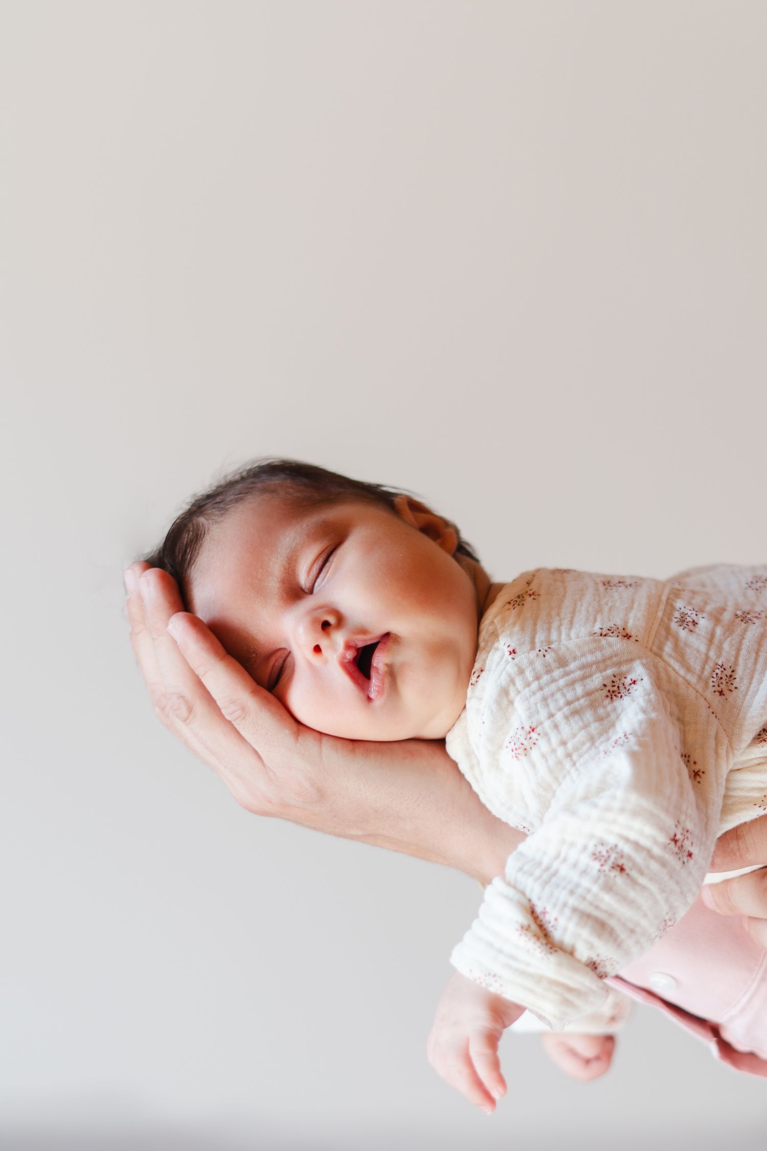 Photo d'une séance famille, séance naissance