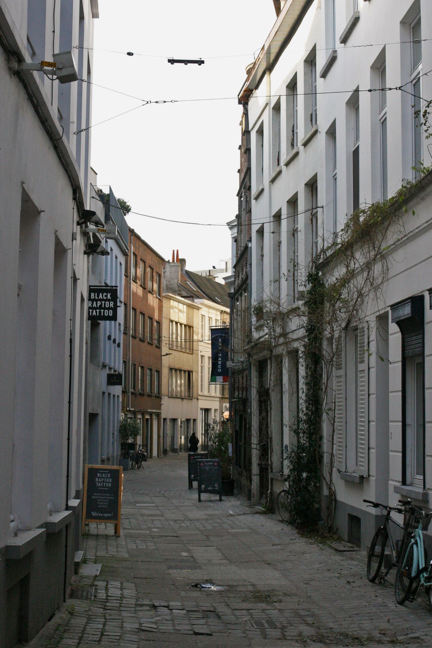 A street in Ghent, Belgium.
