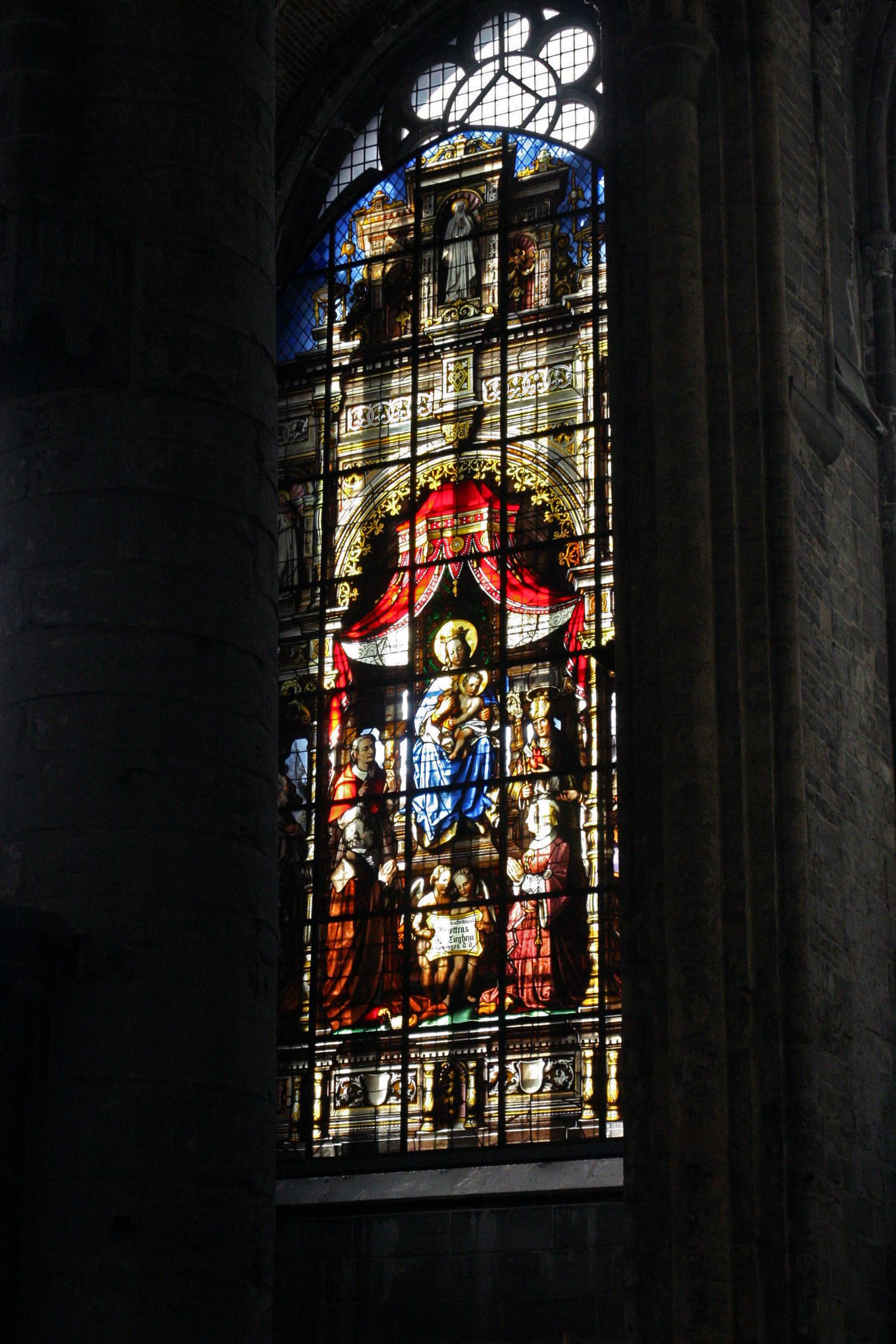 A cathedral space in Ghent, Belgium.