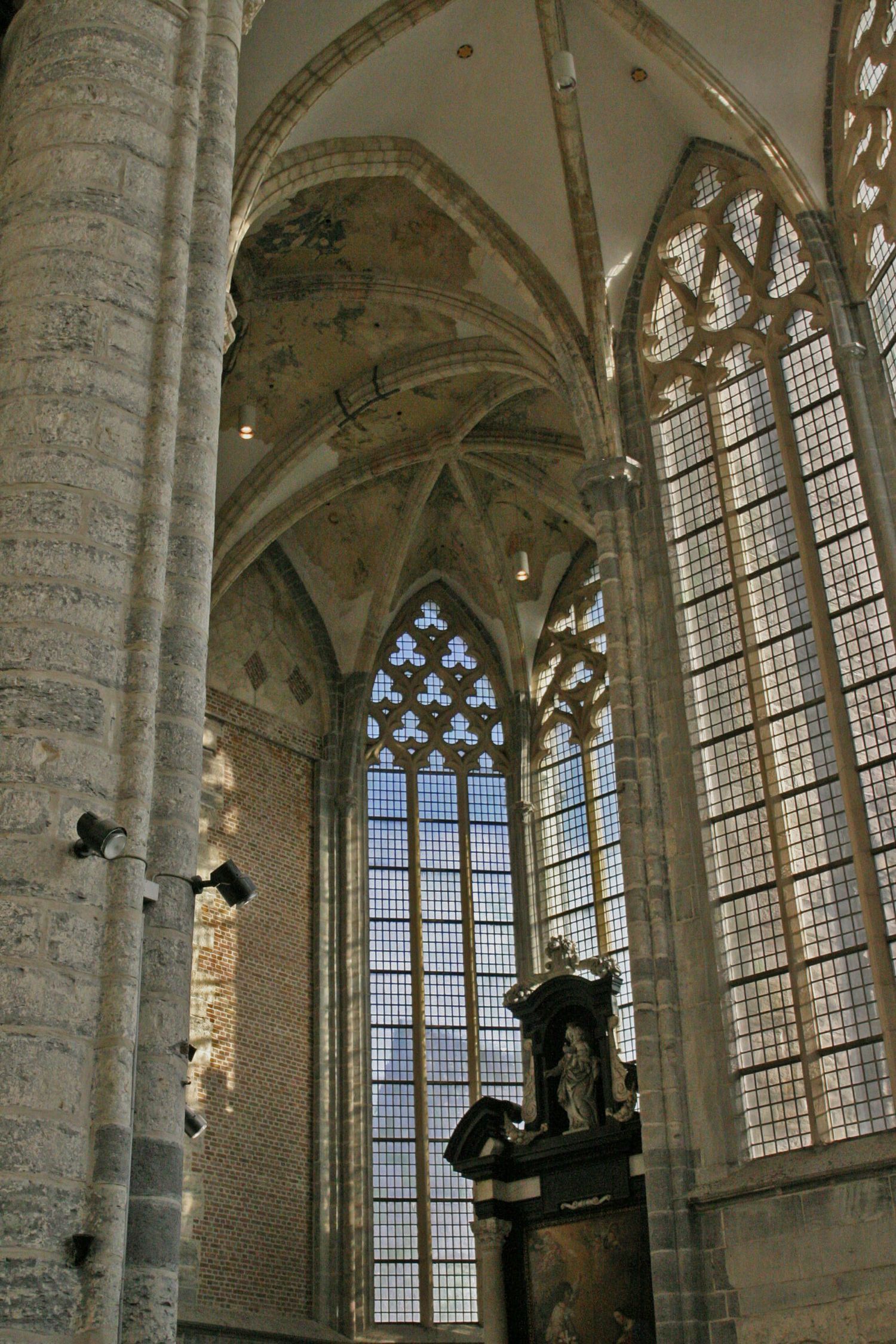 A cathedral space in Ghent, Belgium.