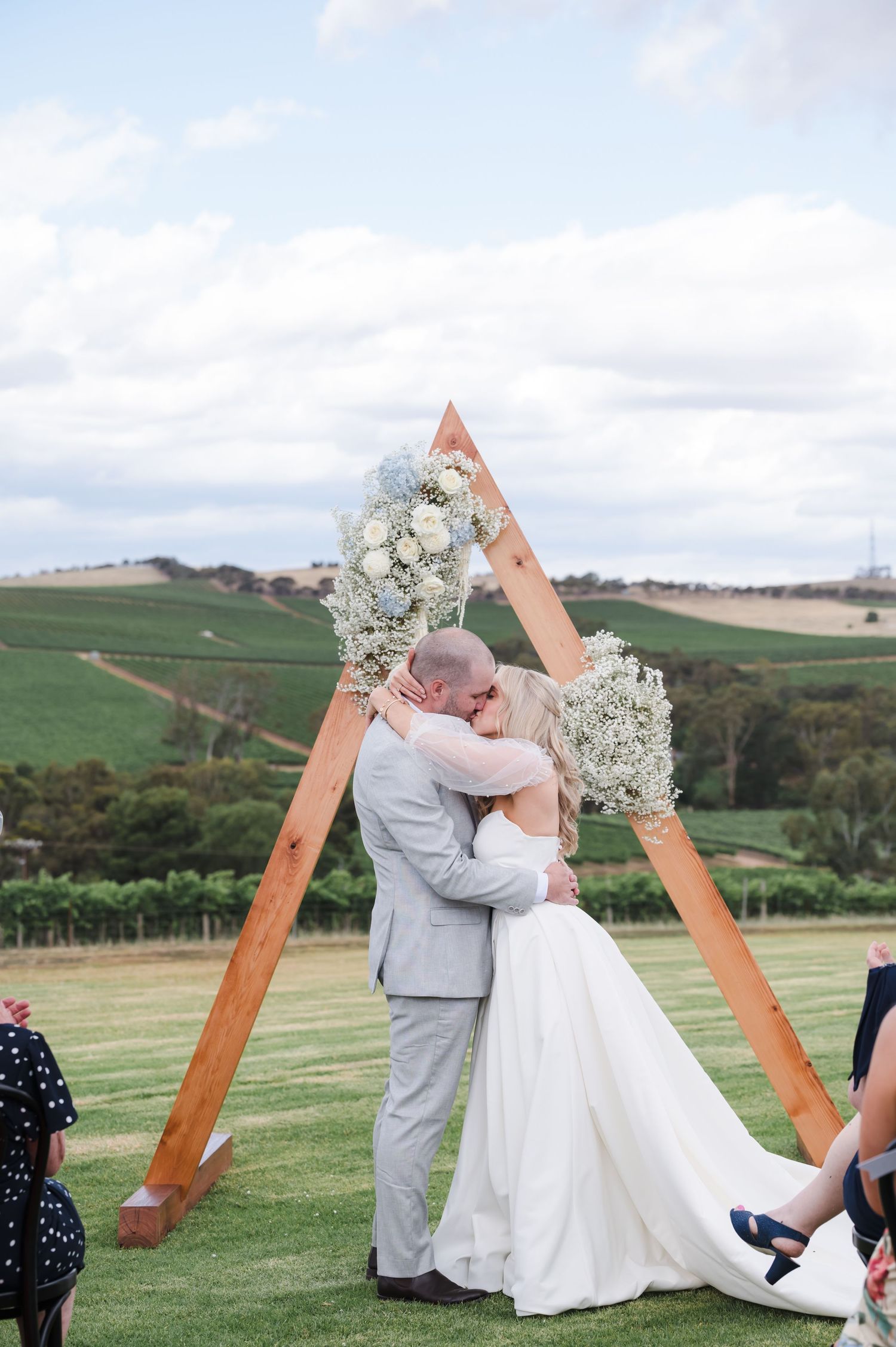 Romantic wedding moment 
Clare Valley
South Australia
Wedding Photography