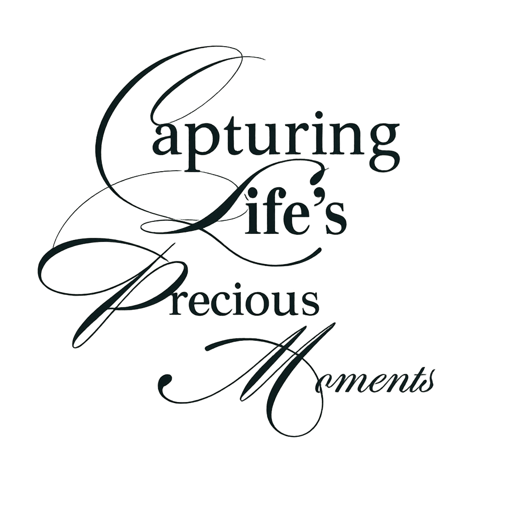Elegant script text in black showing fragments of words including 'Life's' and 'Precious' in cursive calligraphy.