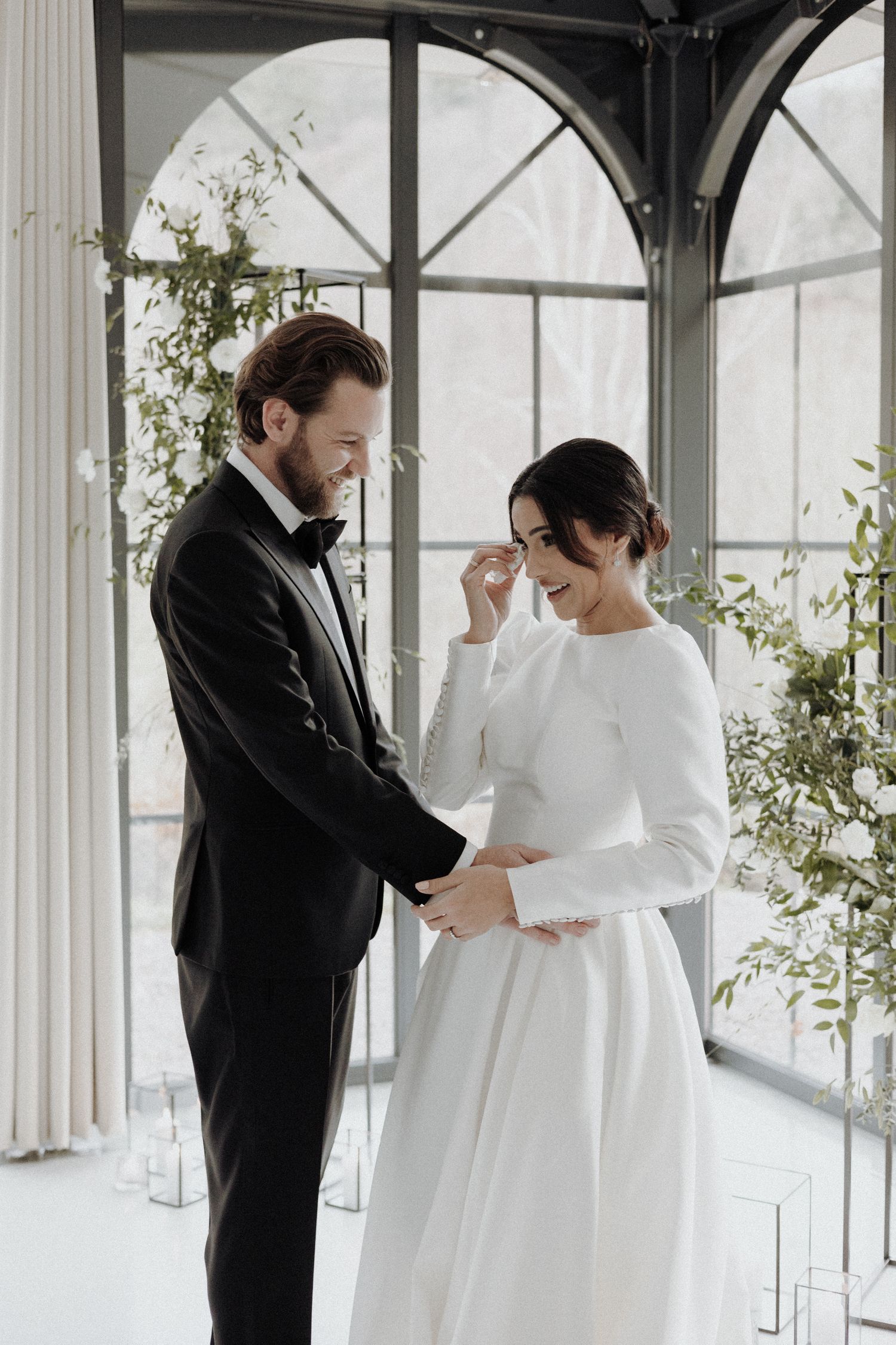 winter wedding in France