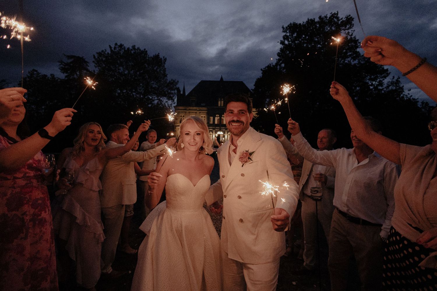 wedding at chateau de la valouze