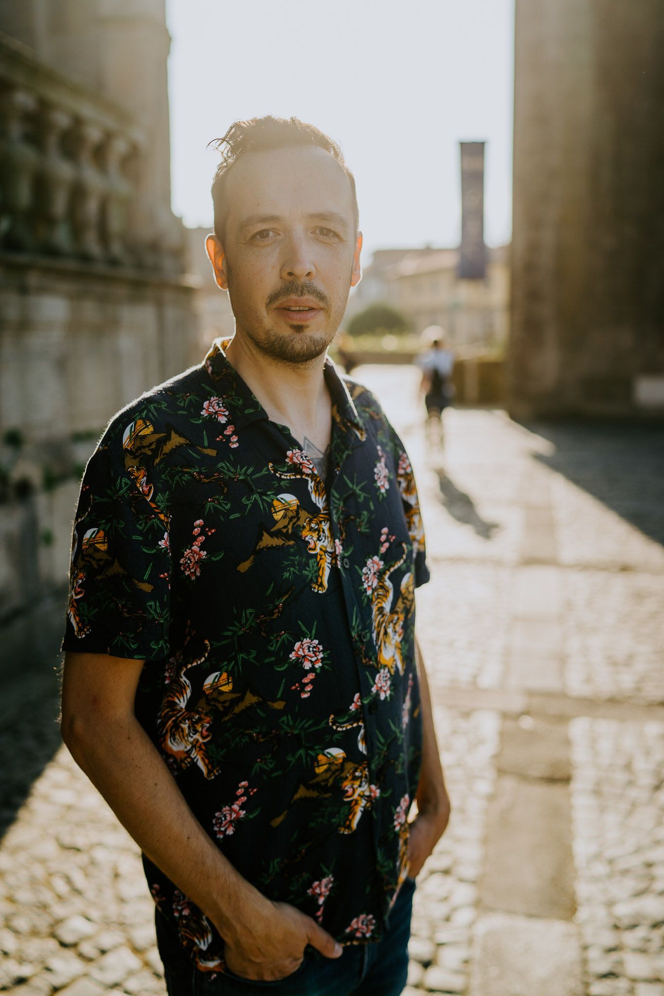 portrait of a wedding photographer in Porto