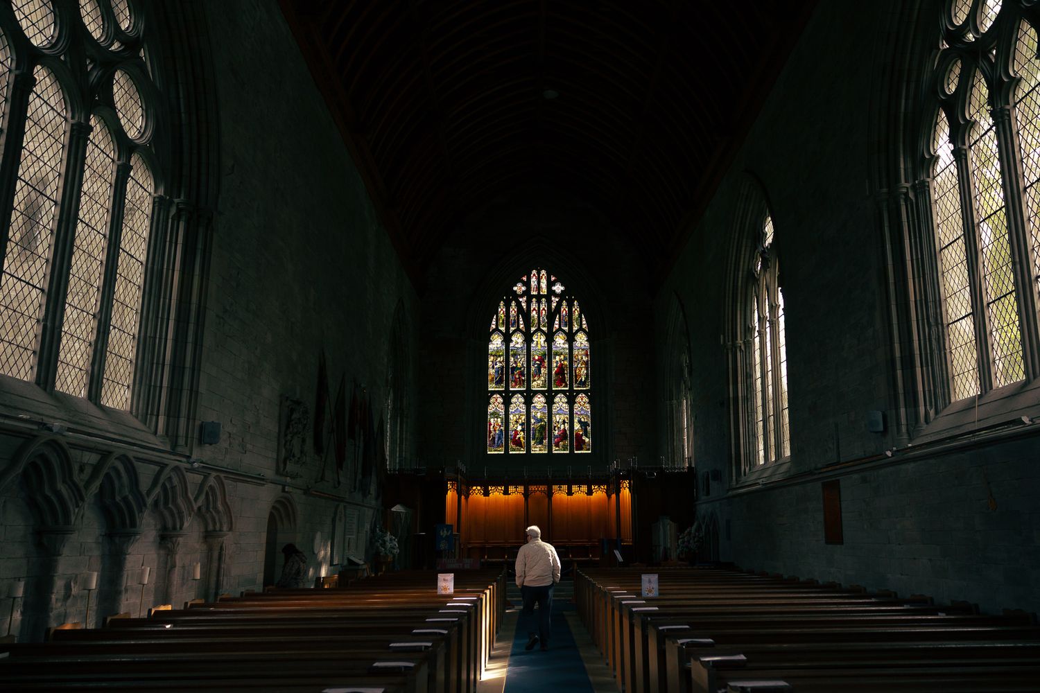 Interior photograph of Dunkeld Cathedral.