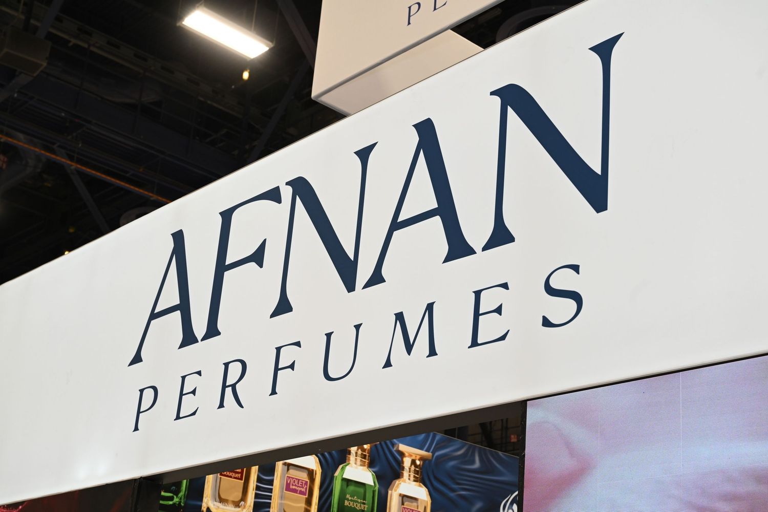 Professional convention signage welcoming attendees at a Las Vegas event