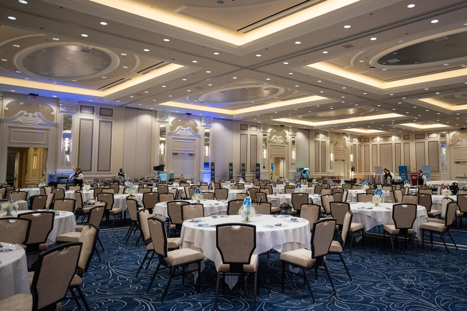 professional convention event in Las Vegas set up shot