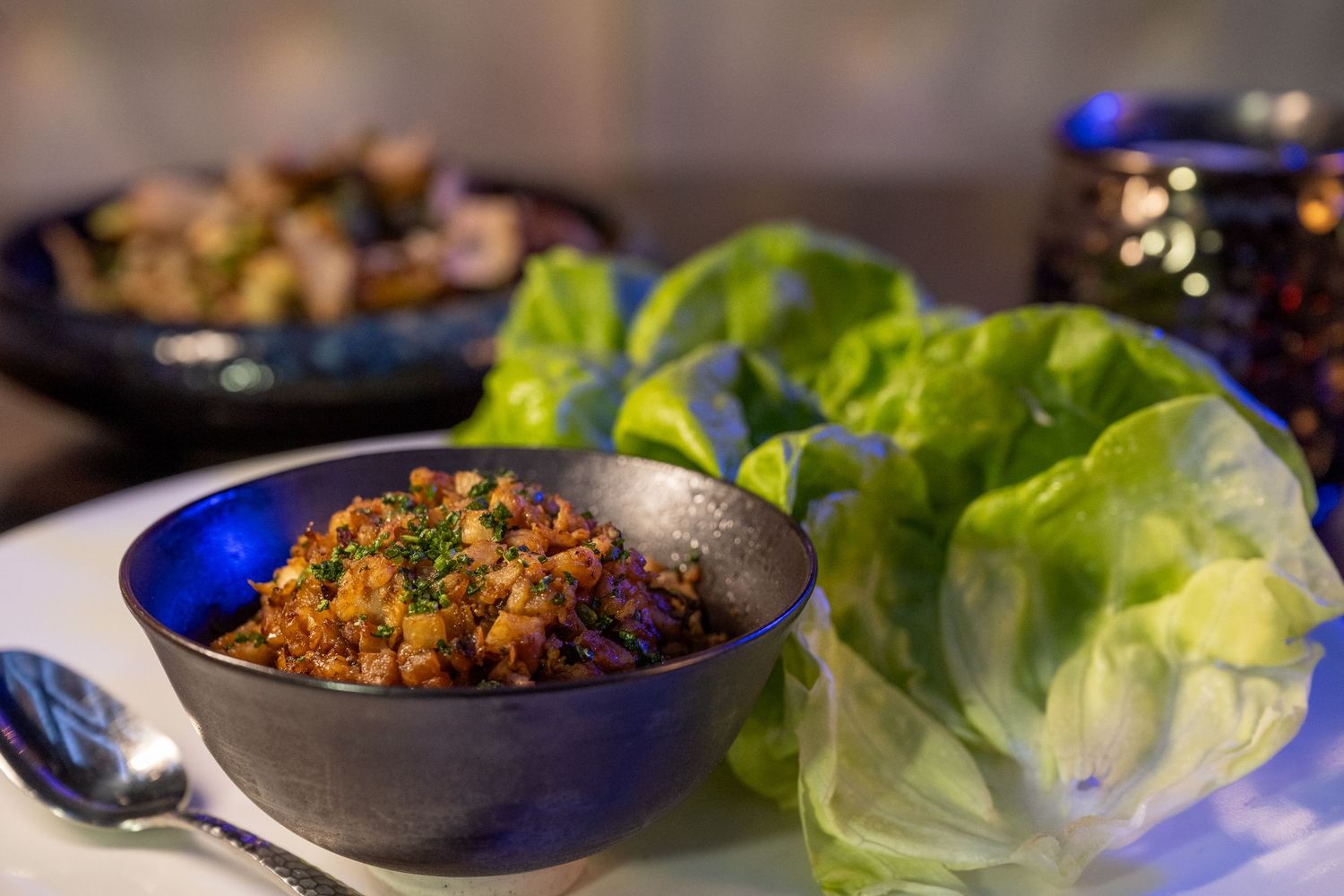 Las Vegas food and beverage photography featuring cocktails and appetizers