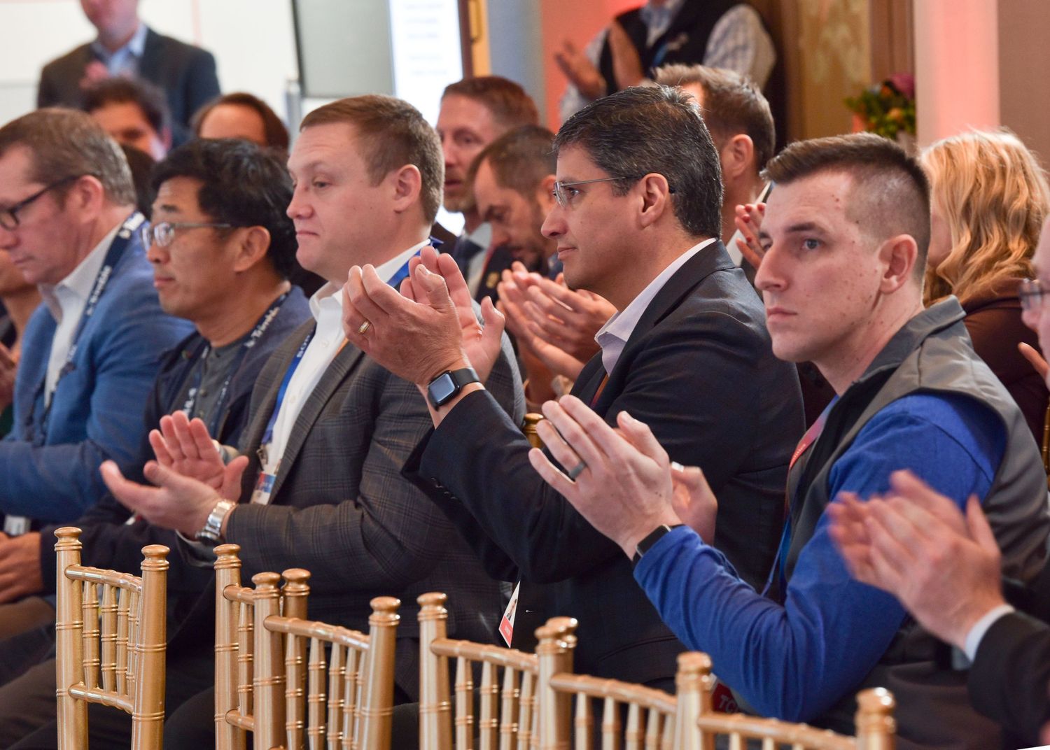 onvention attendees gathered during a professional event in Las Vegas