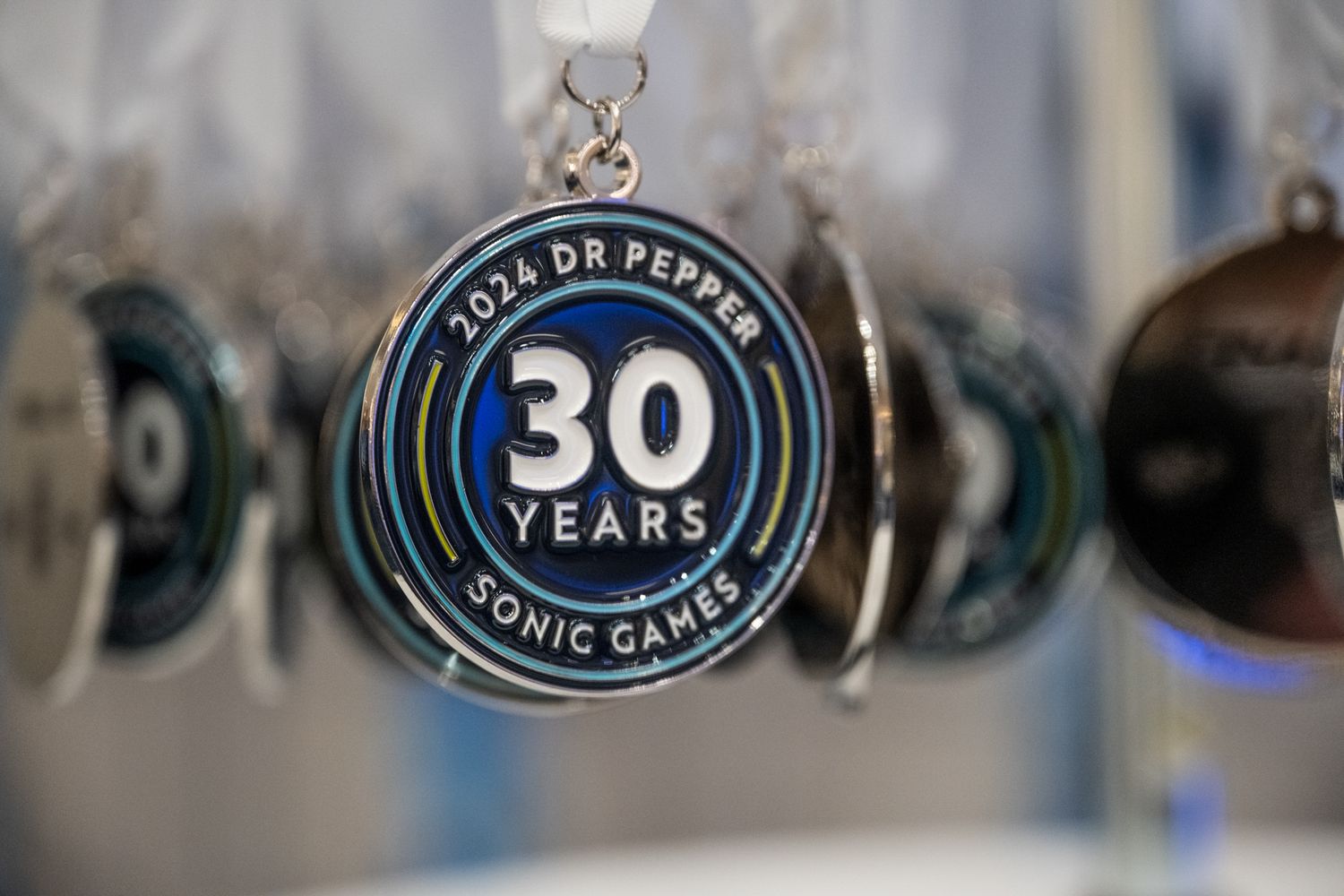Close-up detail from a professional convention event in Las Vegas