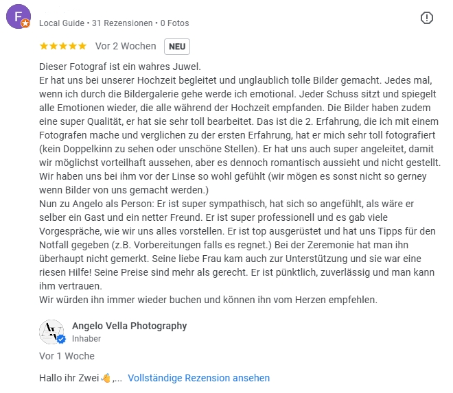 Google Rezension