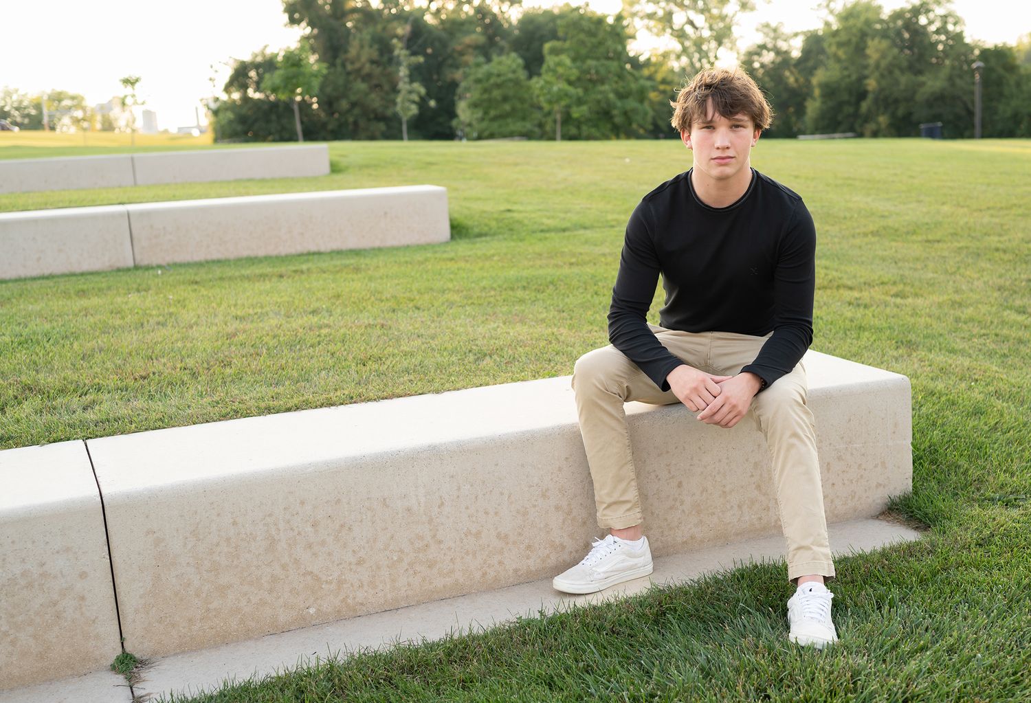 boy sitting