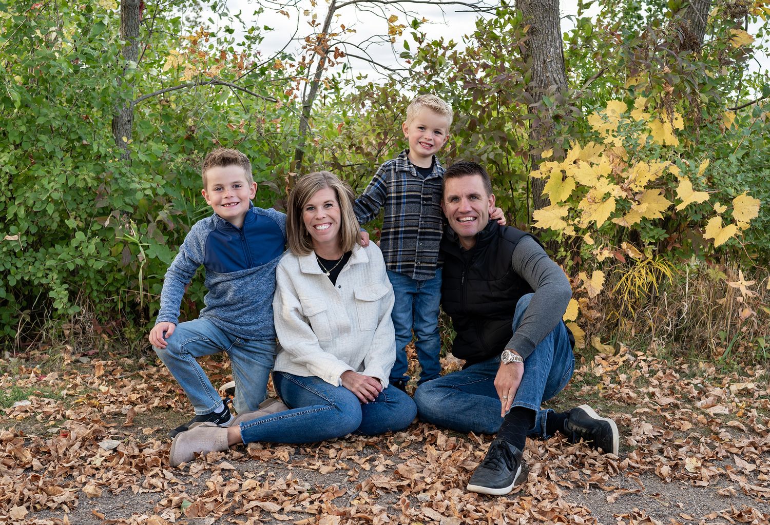 family in park