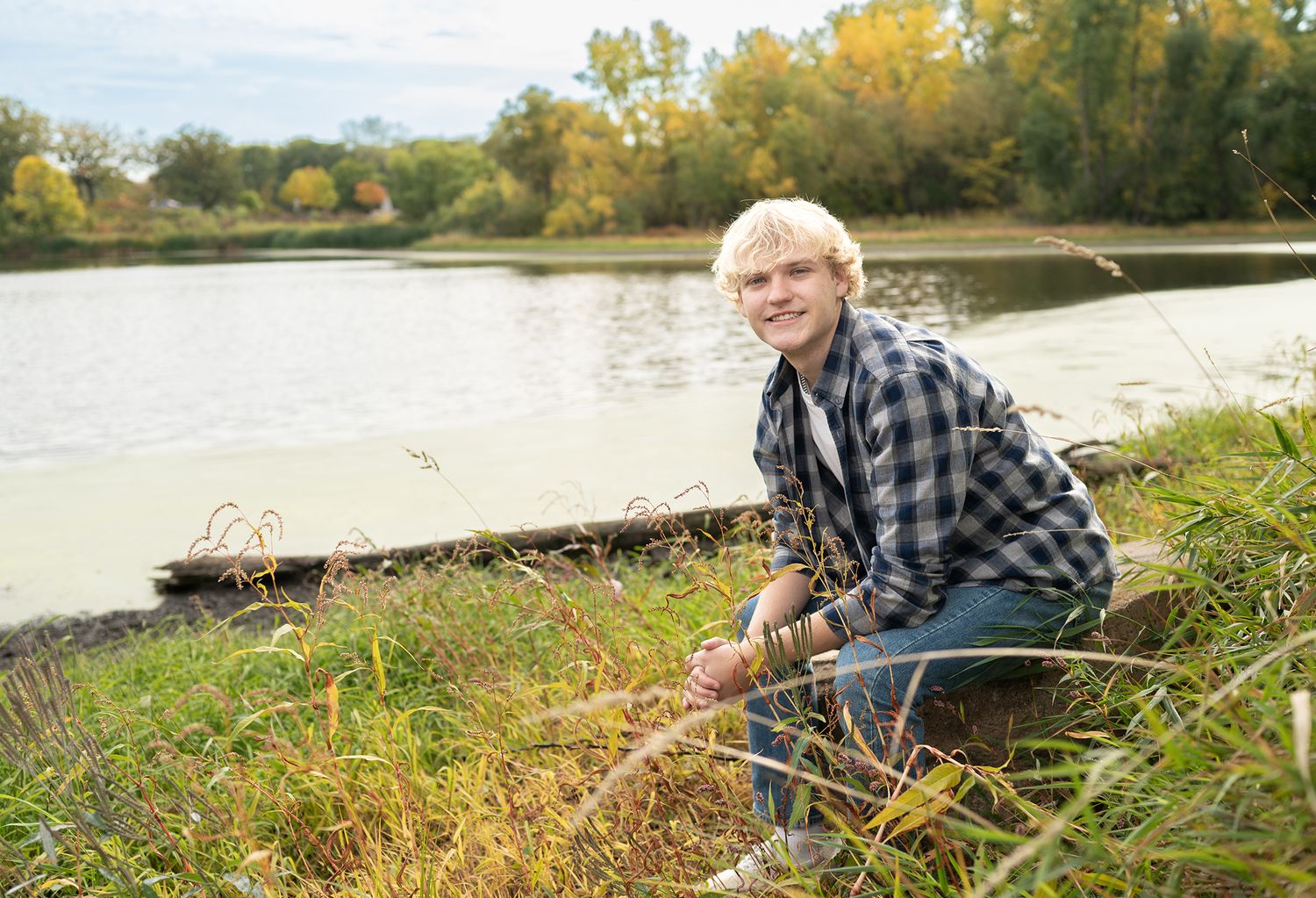 senior boy pond