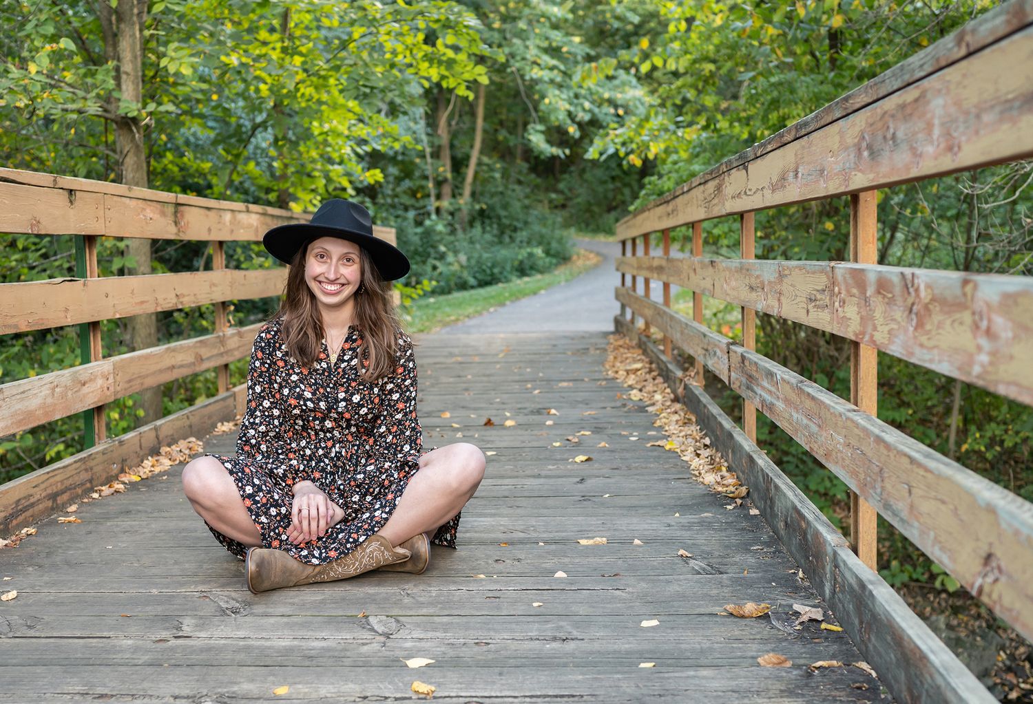 girl on bridge