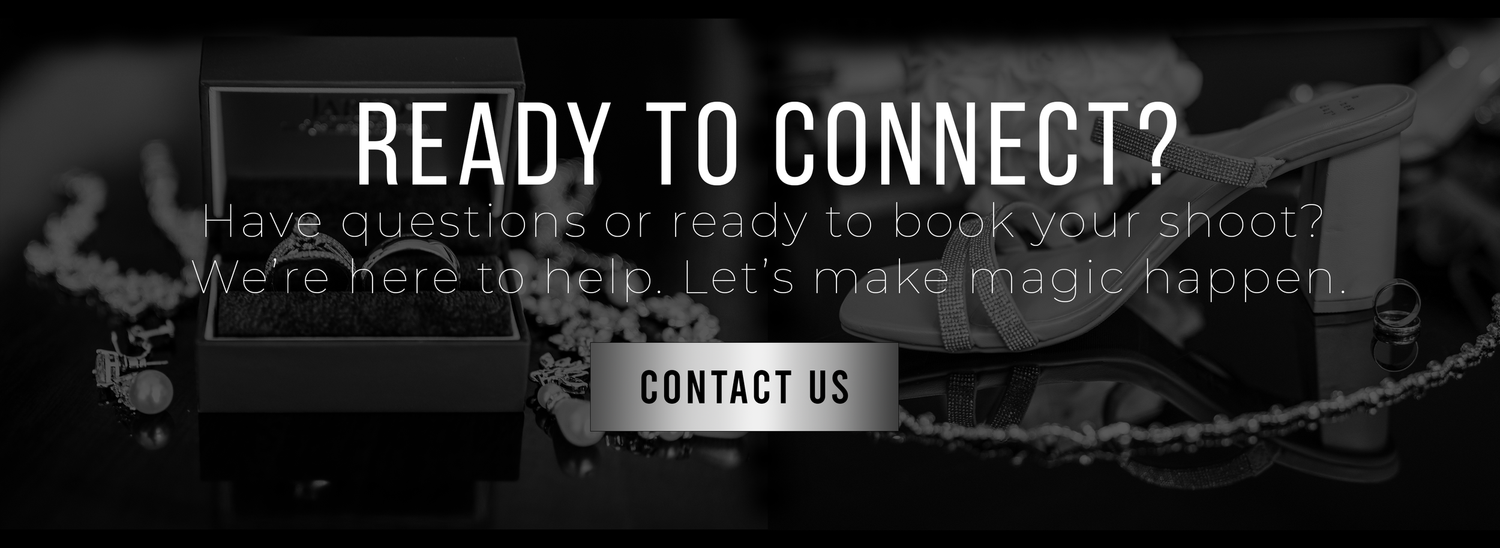 Black website header with 'Ready to Connect?' text and call-to-action button.
