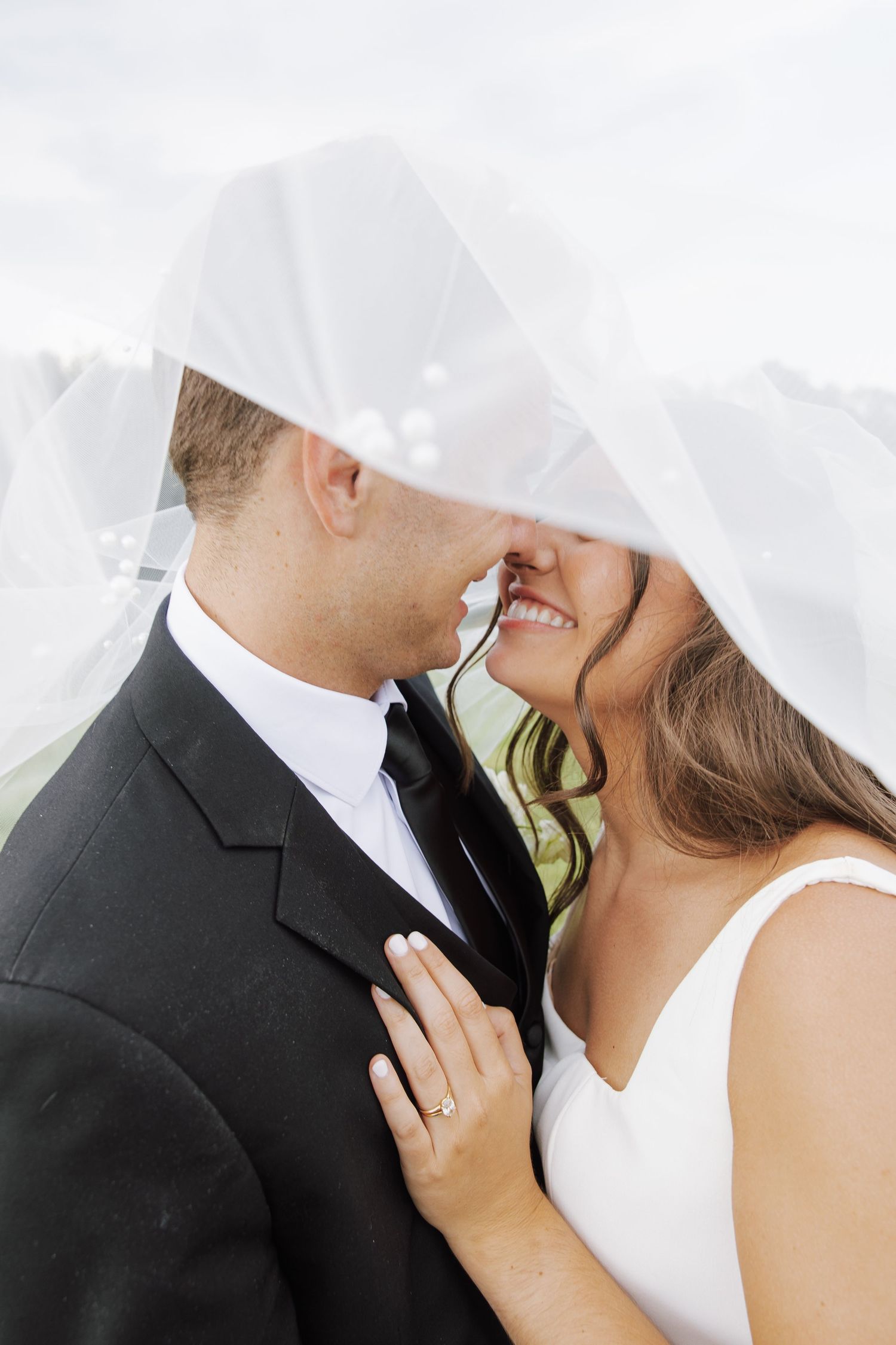Editorial wedding portrait in Chicago by Sam Burm Photo