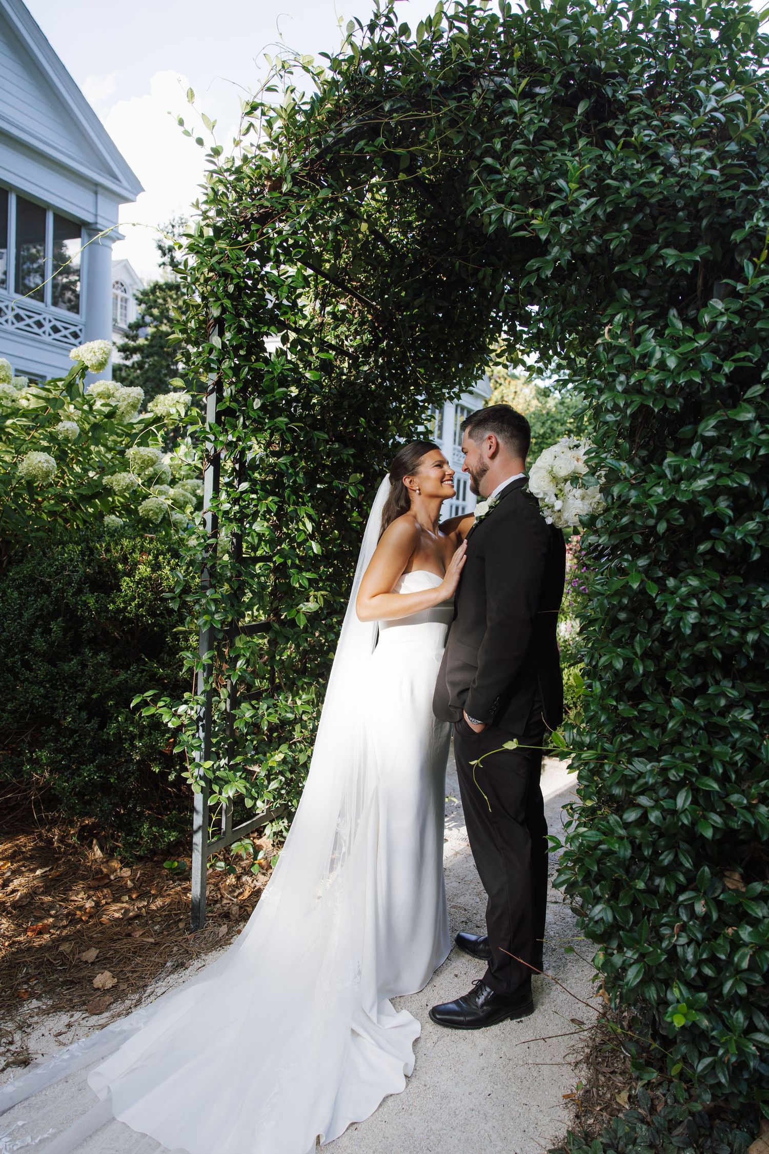 Candid bride and groom moment photographed in Chicago by Sam Burm Photo