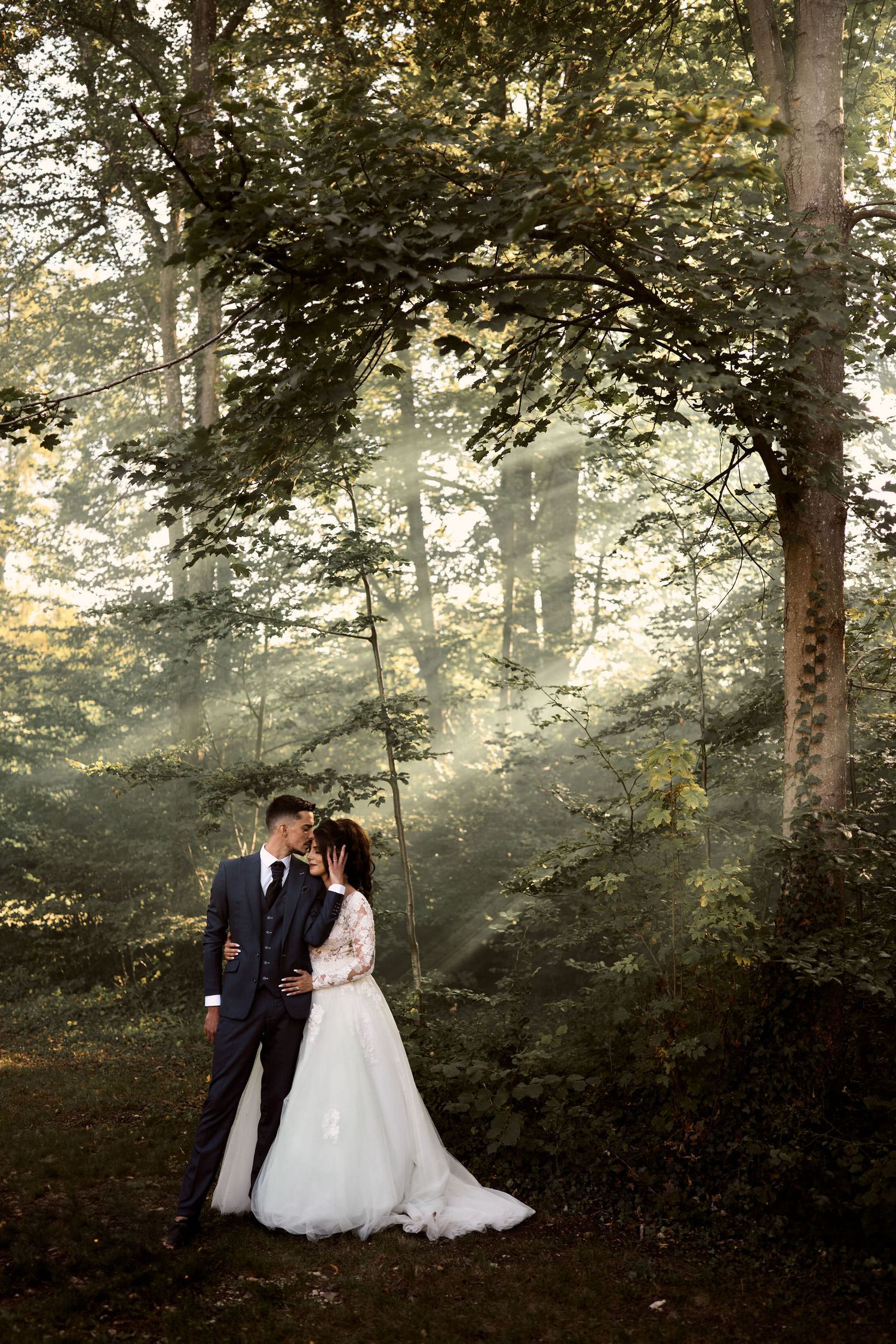 couple pendant leur mariage