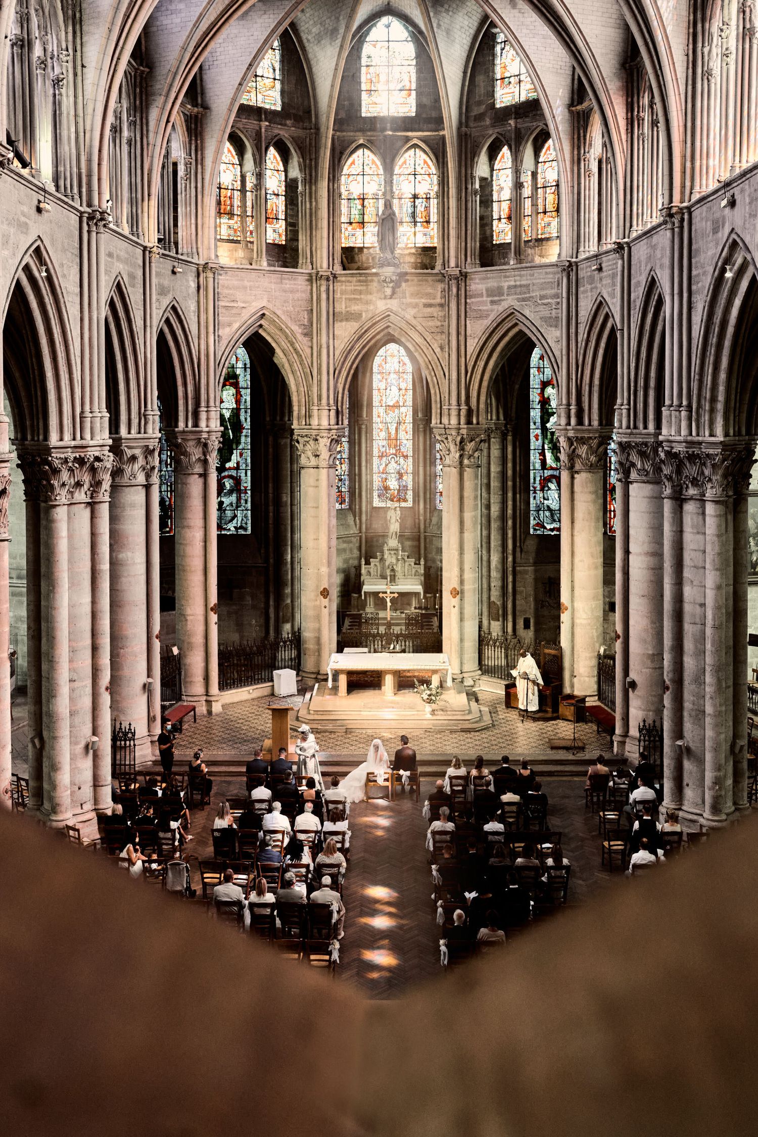 cérémonie de mariage dans une église