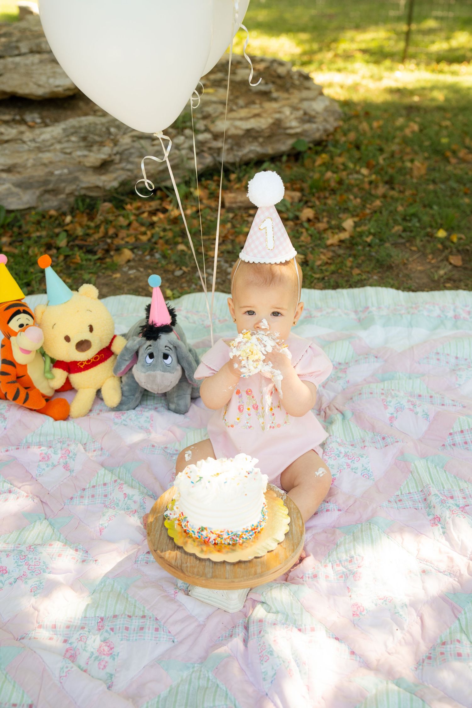 smash cake photo session in Murfreesboro Tennesee