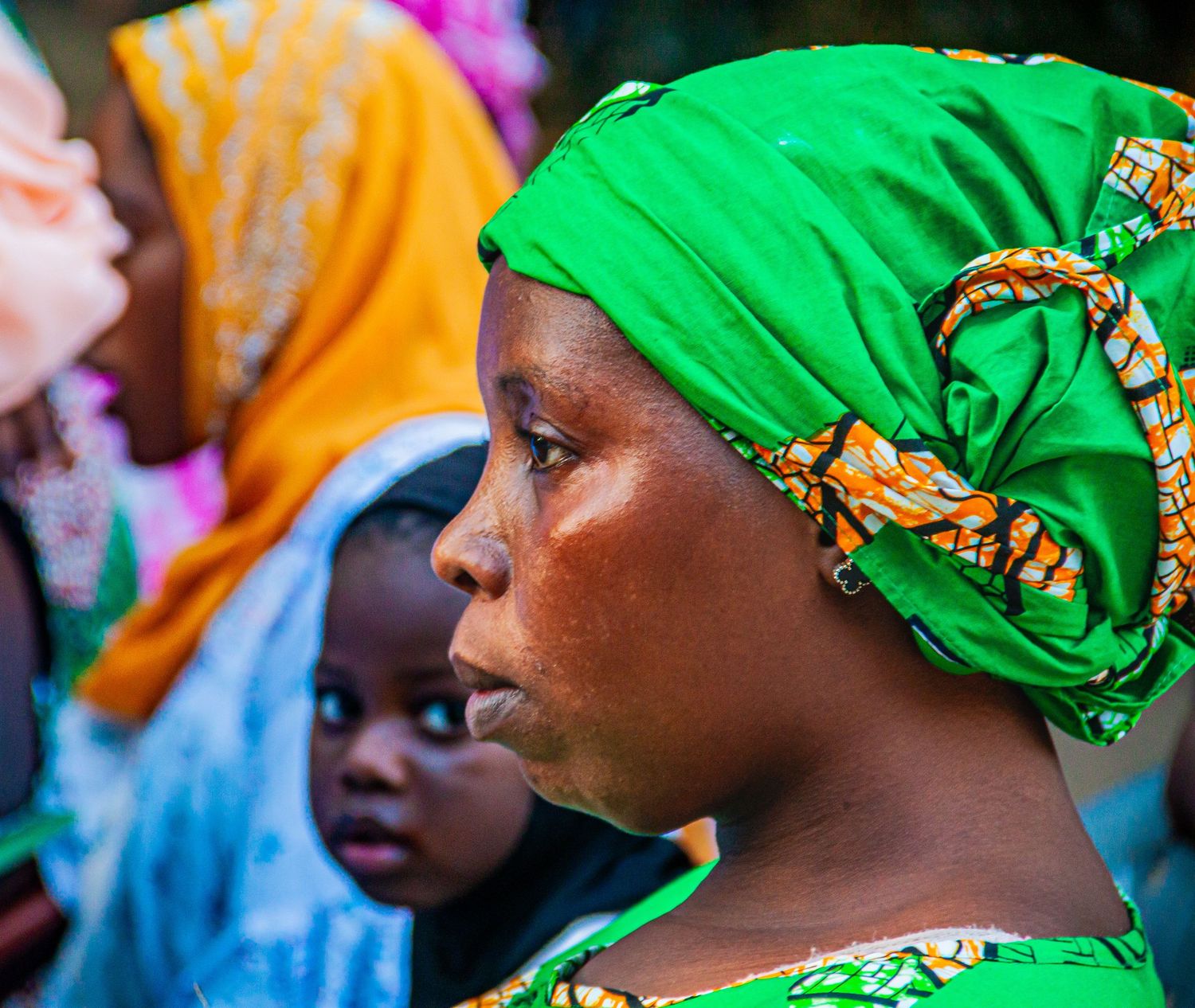 Portraits de femmes à kabadio en Cassamance au Sénégal